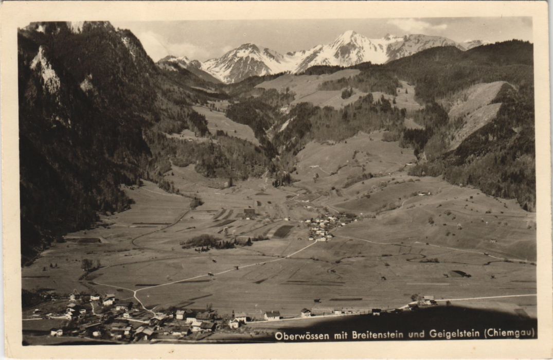 Old postcard postcard Oberwossen with Breitenstein GERMANY (1232105) Old postcard postcard Oberwossen with Breitenstein GERMANY (1232105)