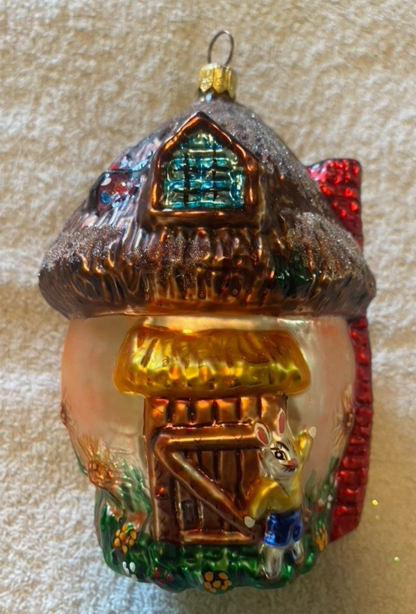 Vintage 1996 Christopher Radko Shroom With a View Easter/ Spring Glass Ornament Vintage 1996 Christopher Radko Shroom With a View Easter/ Spring Glass Ornament