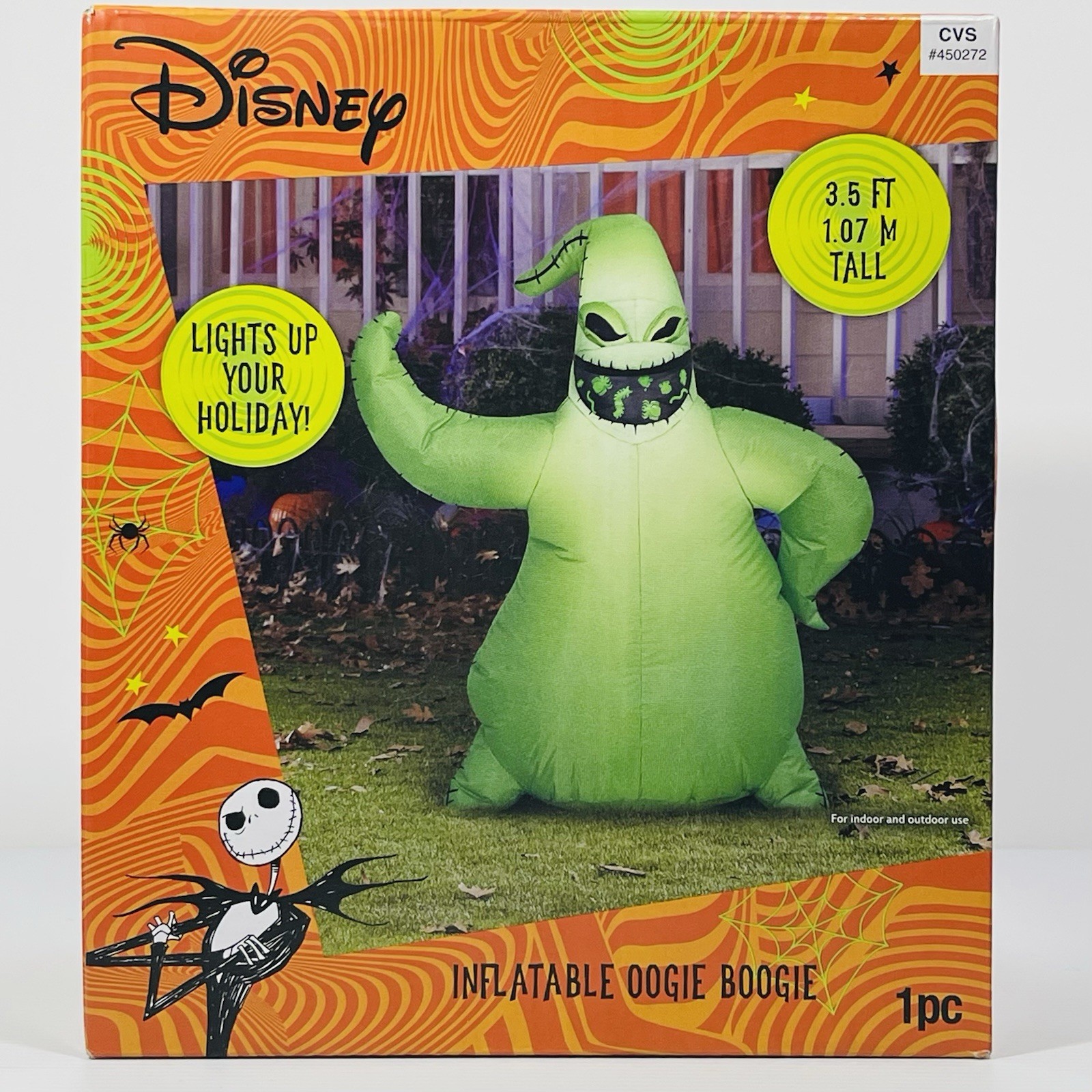 New Gemmy Disney Inflatable Oogie Boogie Halloween Inflatable Yard Decor 3.5ft New Gemmy Disney Inflatable Oogie Boogie Halloween Inflatable Yard Decor 3.5ft