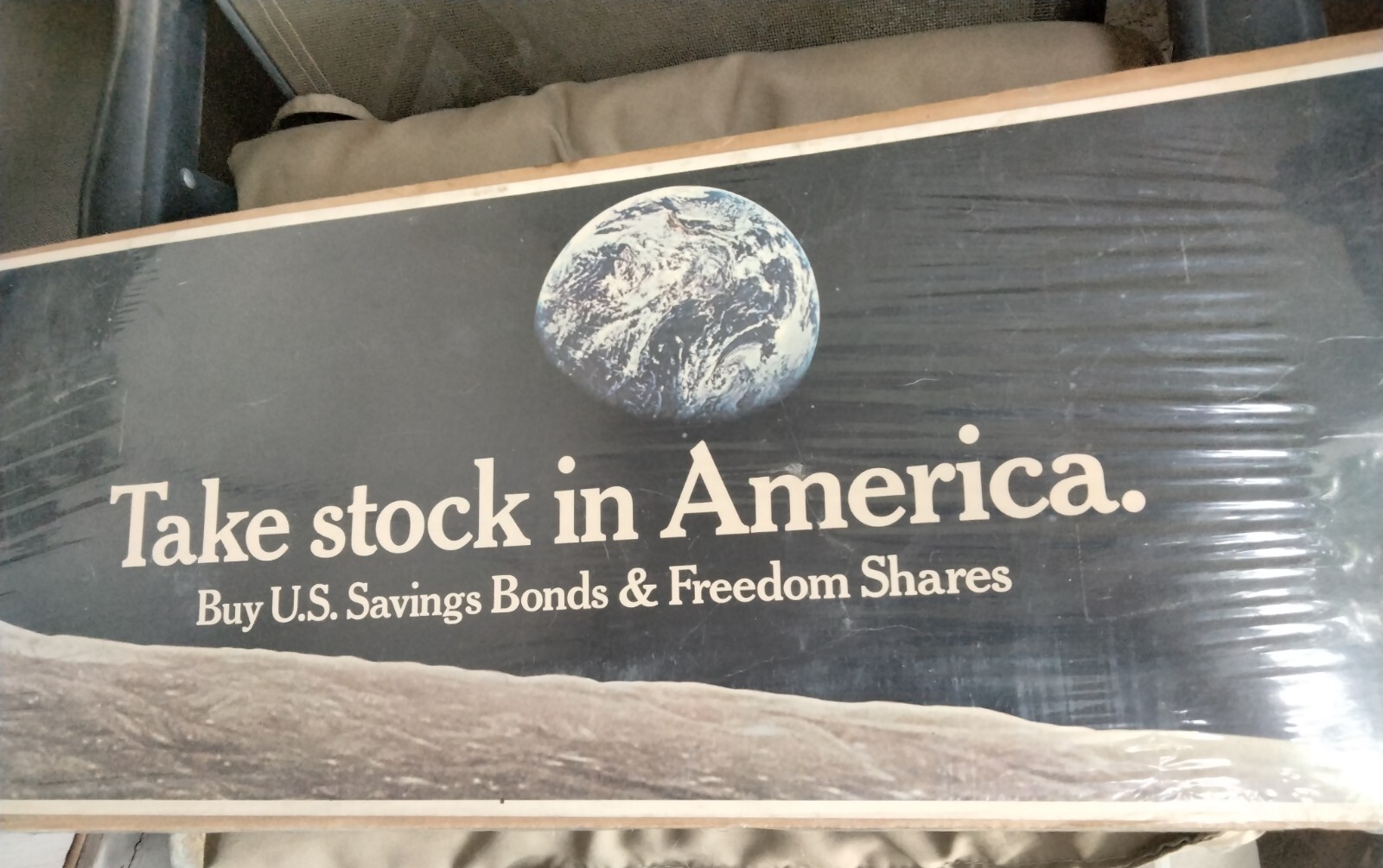 Apollo 11 Take Stock in America"US Gov 1969 NASA/US Treasury Poster Ad Council Apollo 11 Take Stock in America"US Gov 1969 NASA/US Treasury Poster Ad Council