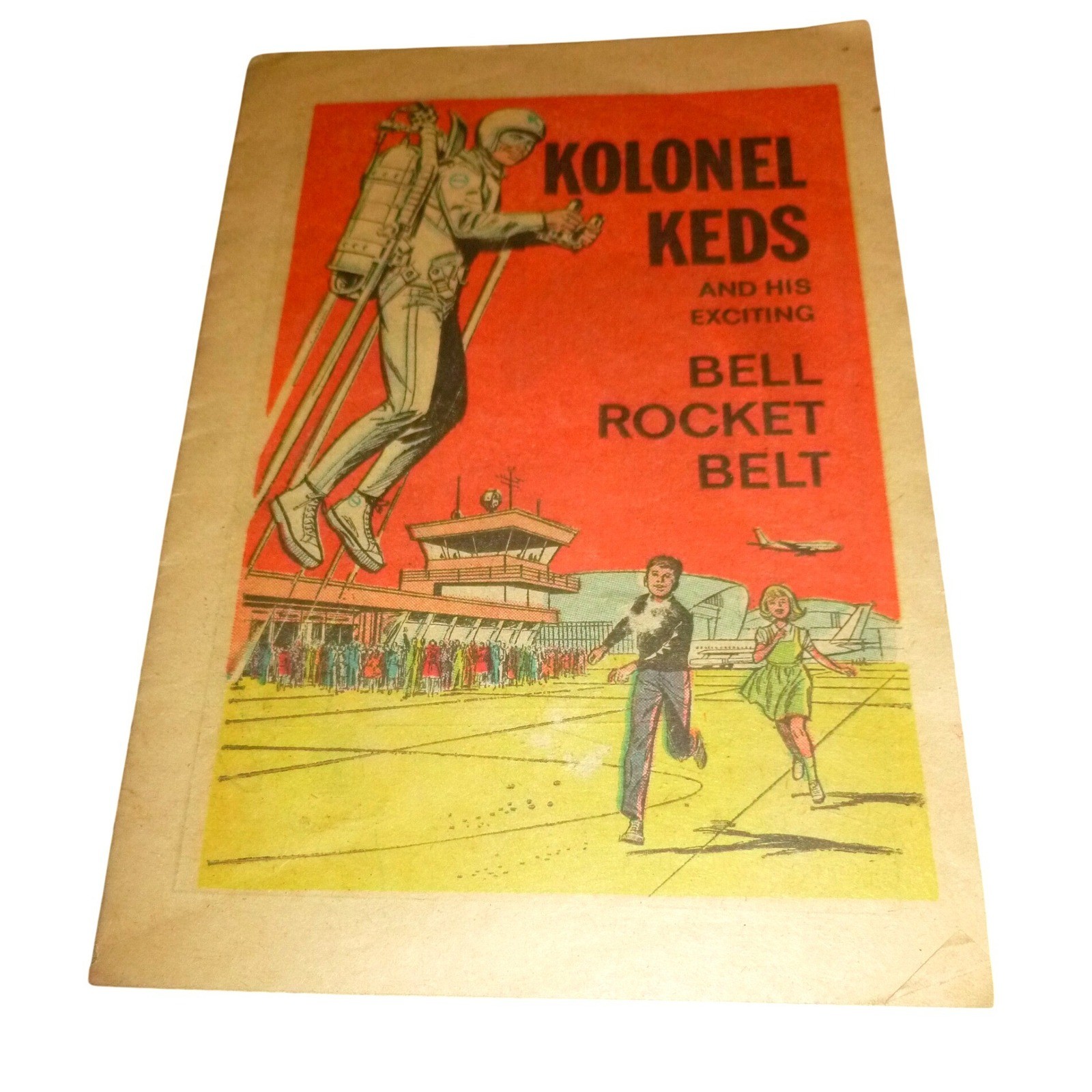 Vintage 1965 Kolonel Keds and His Exciting Bell Rocket Belt Promotional Comic
