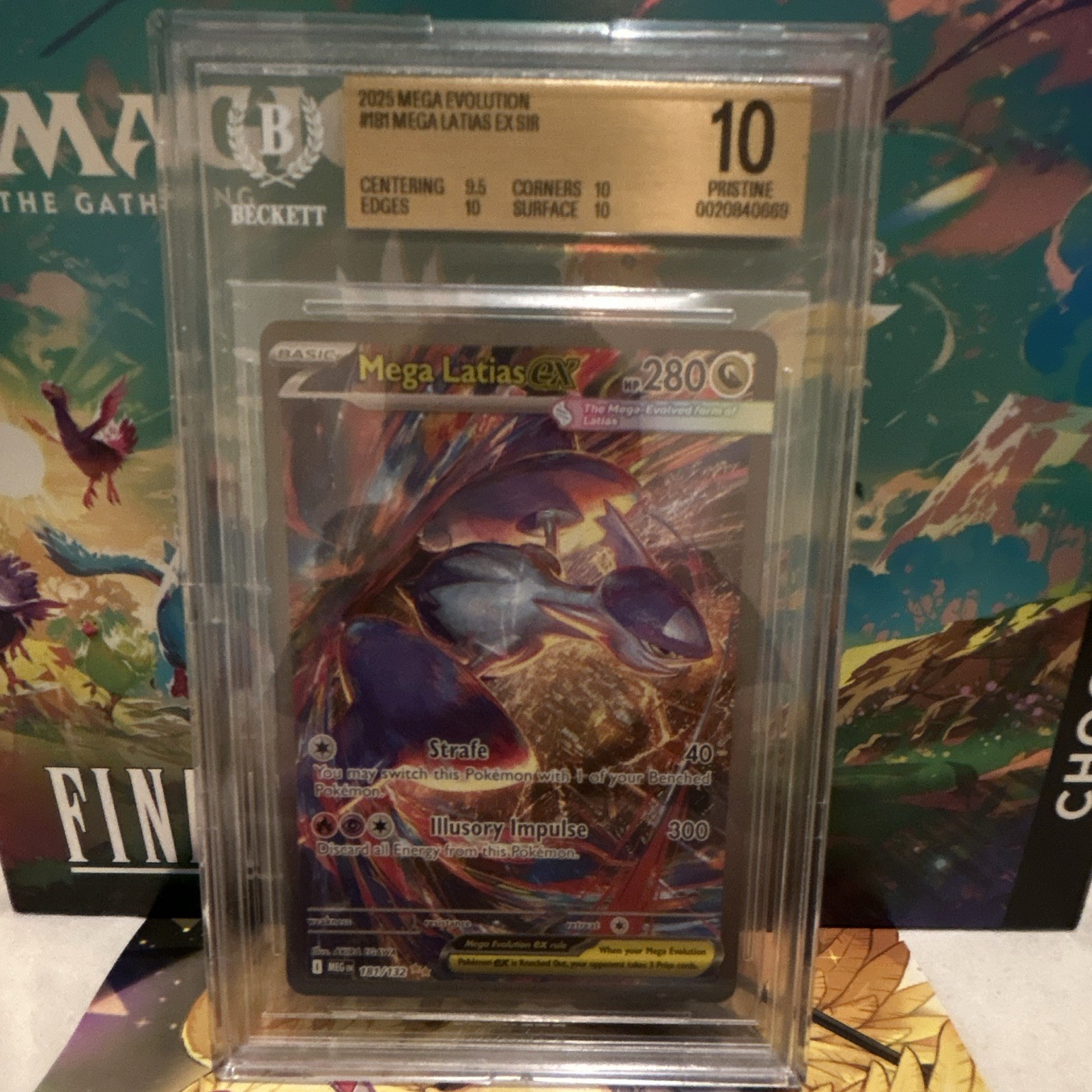 Pokémon TCG BGS 10 Pristine Mega Latias EX 181/132 Evolutions SIR Holo EN Pokémon TCG BGS 10 Pristine Mega Latias EX 181/132 Evolutions SIR Holo EN