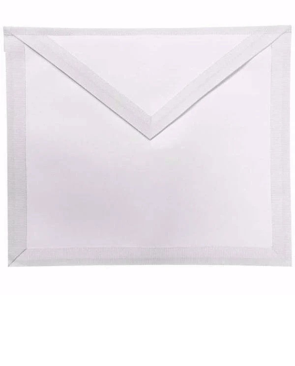Masonic Entered Apprentice Blue Lodge Apron – All White Machine Embroidery Regal Masonic Entered Apprentice Blue Lodge Apron – All White Machine Embroidery Regal