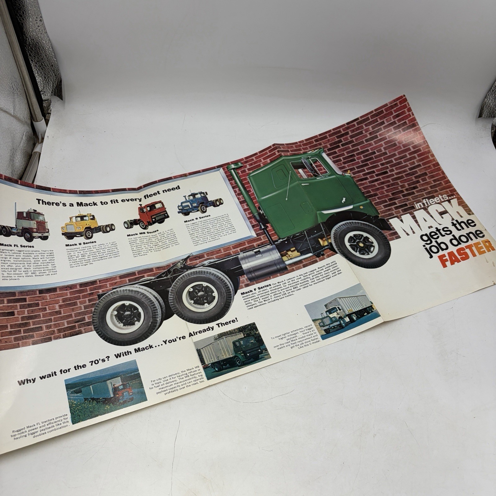 1960s Mack Trucks Fleet Sales Foldout Brochure F FL U MB R Series Maxidyne 1960s Mack Trucks Fleet Sales Foldout Brochure F FL U MB R Series Maxidyne