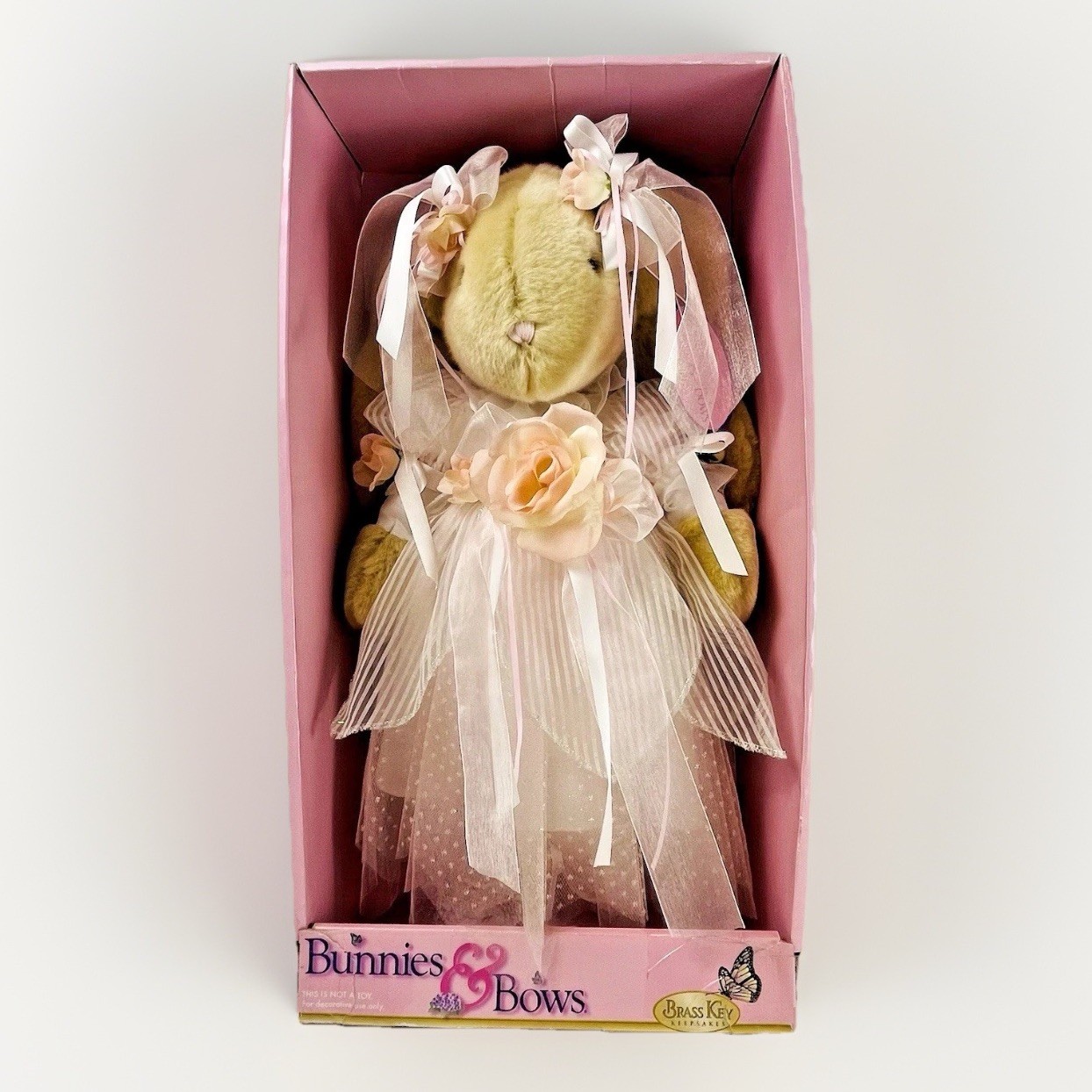 VTG Bunnies & Bows Ballerina Easter Bunny 20" Doll Anthropomorphic Plush Rabbit VTG Bunnies & Bows Ballerina Easter Bunny 20" Doll Anthropomorphic Plush Rabbit