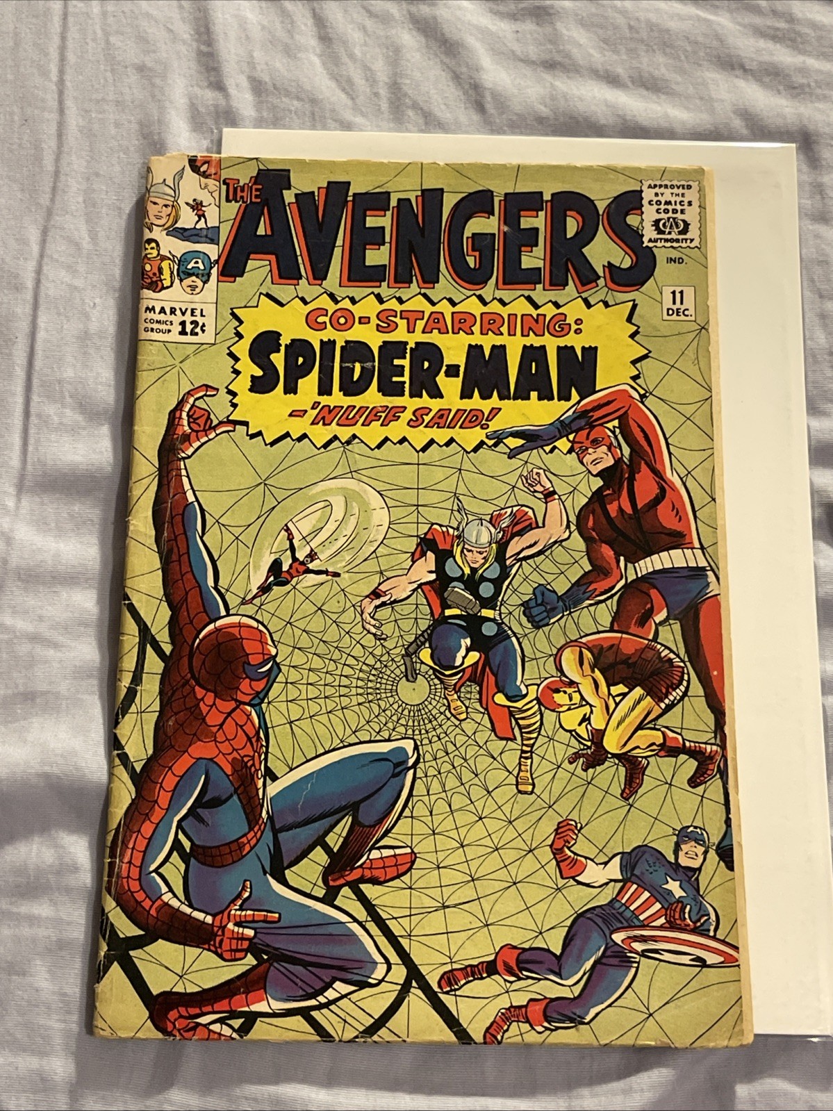 Avengers #11 Low Grade 1964 Miss Page Story Complete Spidey & App., Kang App.π Avengers #11 Low Grade 1964 Miss Page Story Complete Spidey & App., Kang App.π