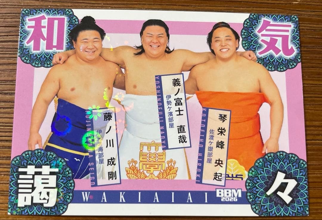Sumo Card BBM Yoshinofuji Fujinokawa Kotoeiho Collectible Card Sumo Card BBM Yoshinofuji Fujinokawa Kotoeiho Collectible Card