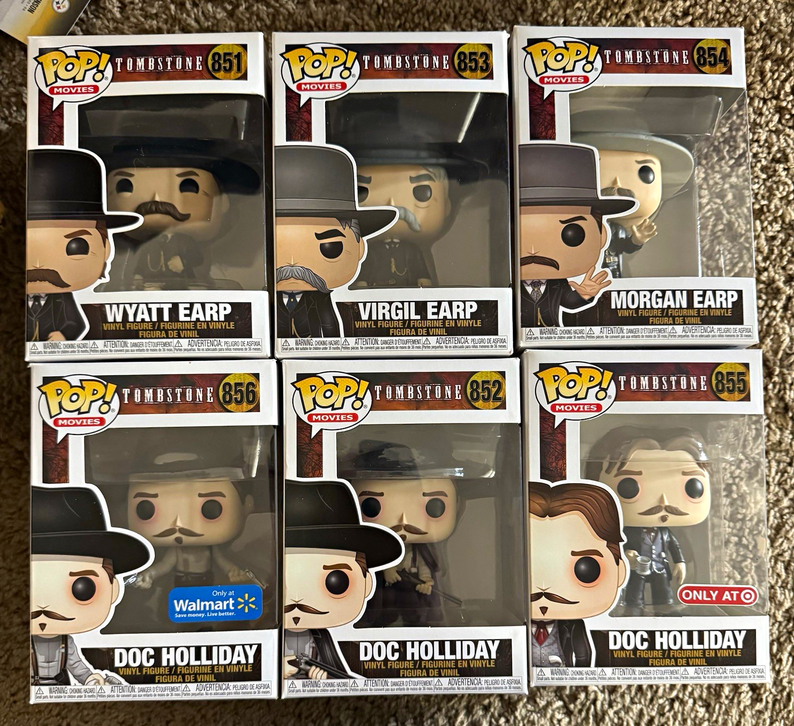 Funko Pop Tombstone Vinyl Lot 6-Pack. Rare Target and Walmart exclusives Funko Pop Tombstone Vinyl Lot 6-Pack. Rare Target and Walmart exclusives