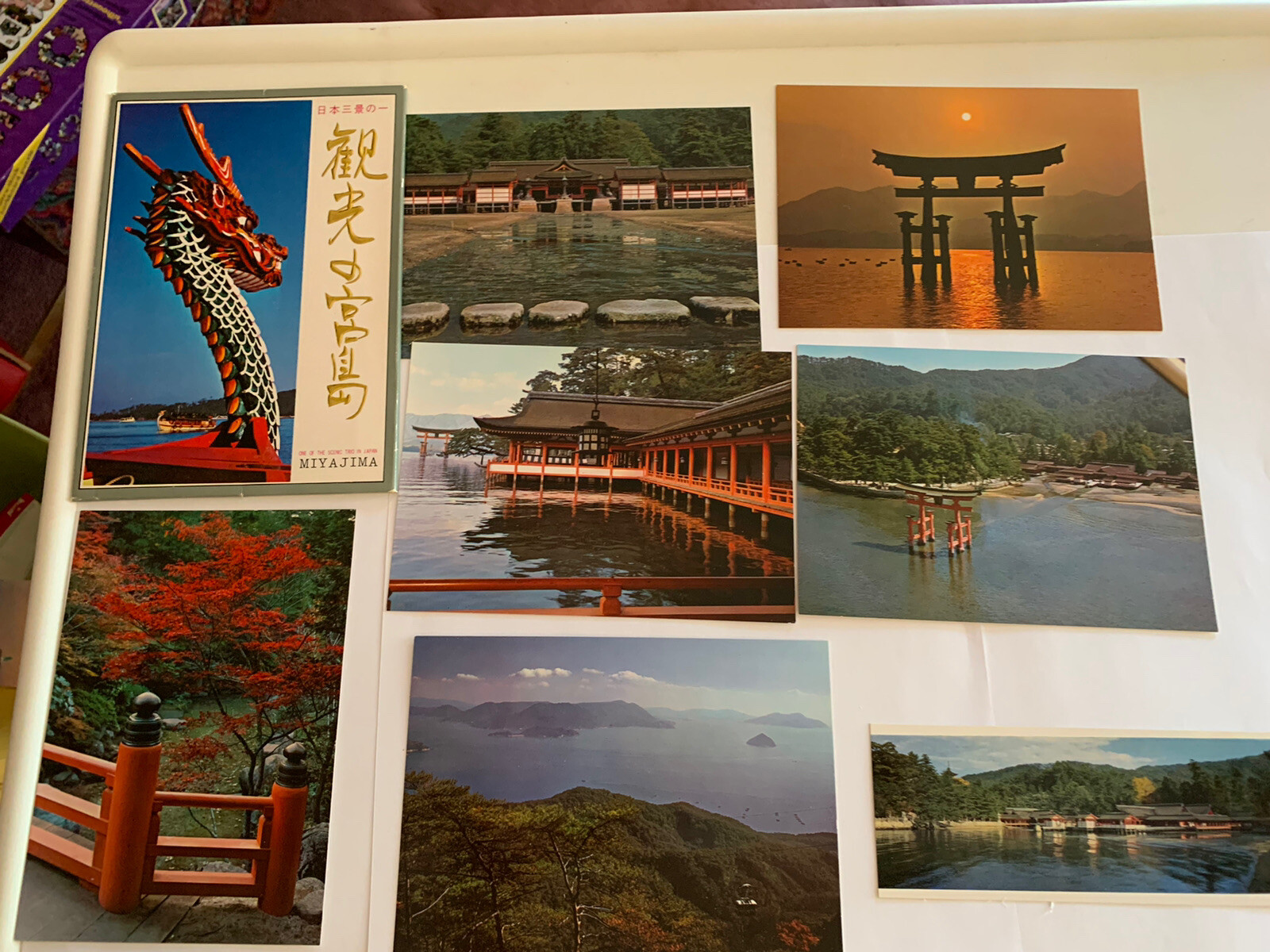 Miyajima Island Japan Set Of 6 Postcards In Folder Miyajima Island Japan Set Of 6 Postcards In Folder