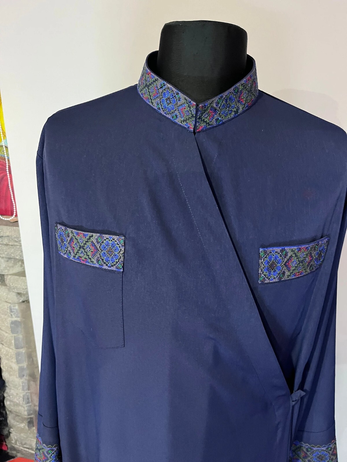 Embroidered Cassock without a belt - Orthodox vestments of a priest Embroidered Cassock without a belt - Orthodox vestments of a priest