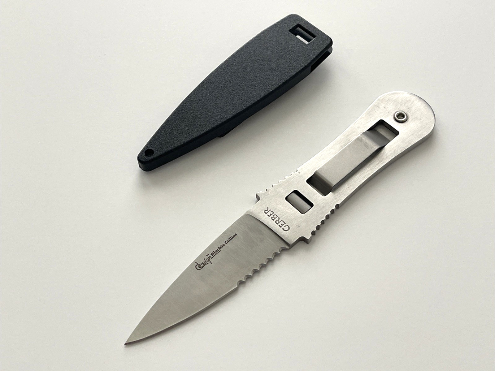 Gerber 5301 Clip-Lock Survivor Single Edge Knife USA