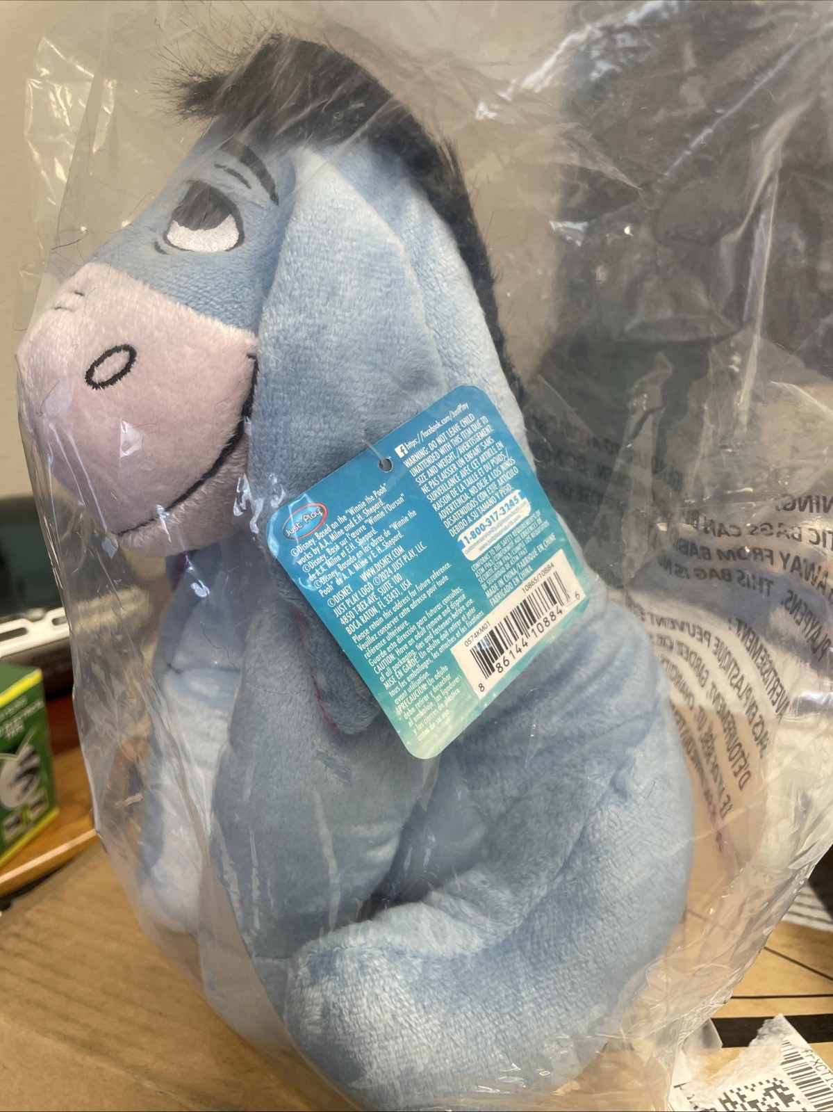 Disney 108842D Eeyore Plush Doll Winnie the Pooh Stuffed Animal 10 Inch