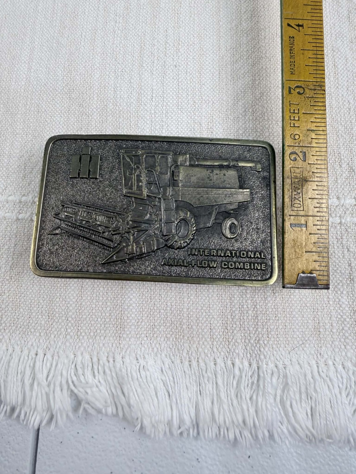 Vintage IH International Harvester 1480 Axial Flow Combine Lewis Belt Buckle Vintage IH International Harvester 1480 Axial Flow Combine Lewis Belt Buckle