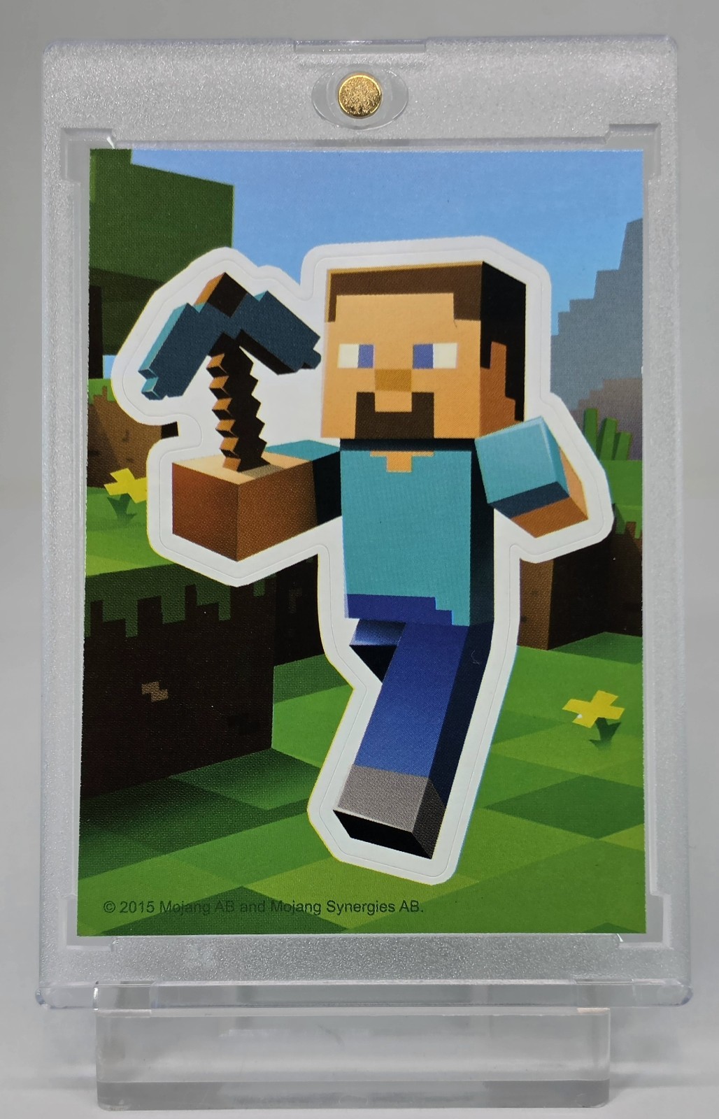 CLEAN 2015 MINECRAFT ROOKIE STEVE ROOKIE COLLECTABLE STICKER FIRST EVER SHARP RC CLEAN 2015 MINECRAFT ROOKIE STEVE ROOKIE COLLECTABLE STICKER FIRST EVER SHARP RC