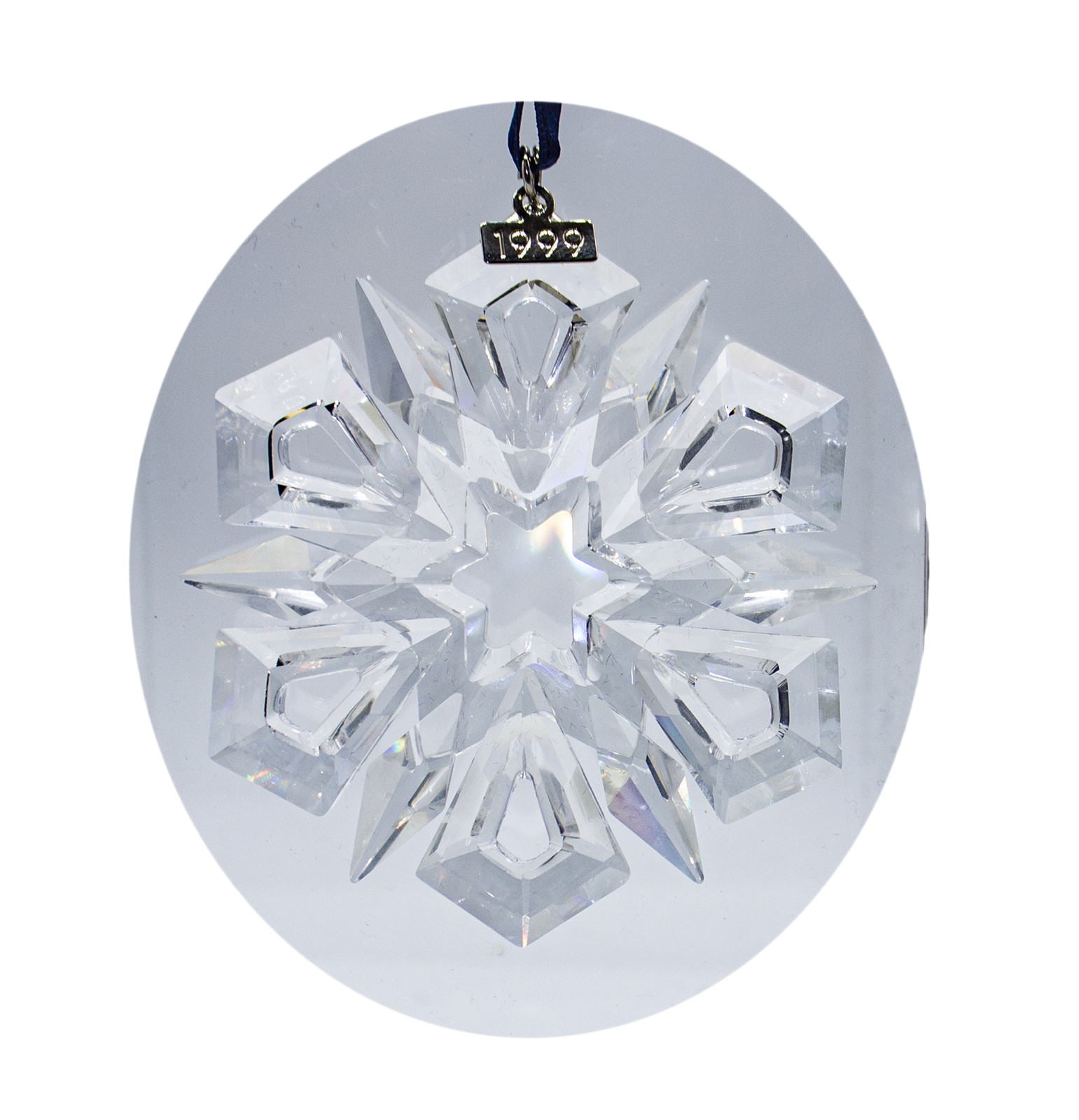 Swarovski Ornament,1999 Christmas Snowflake 1203081, (235913) 3" MIB