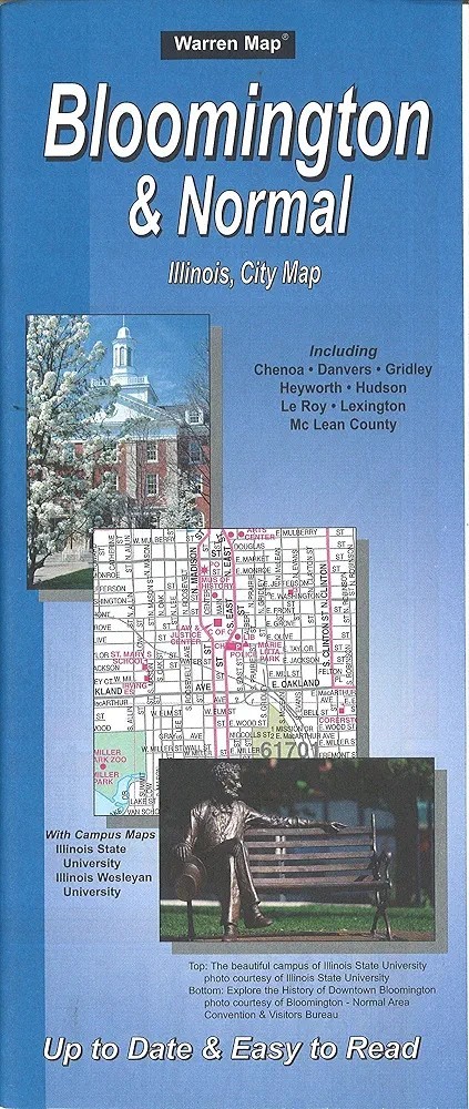 Bloomington Normal Illinois Street Map Bloomington Normal Illinois Street Map