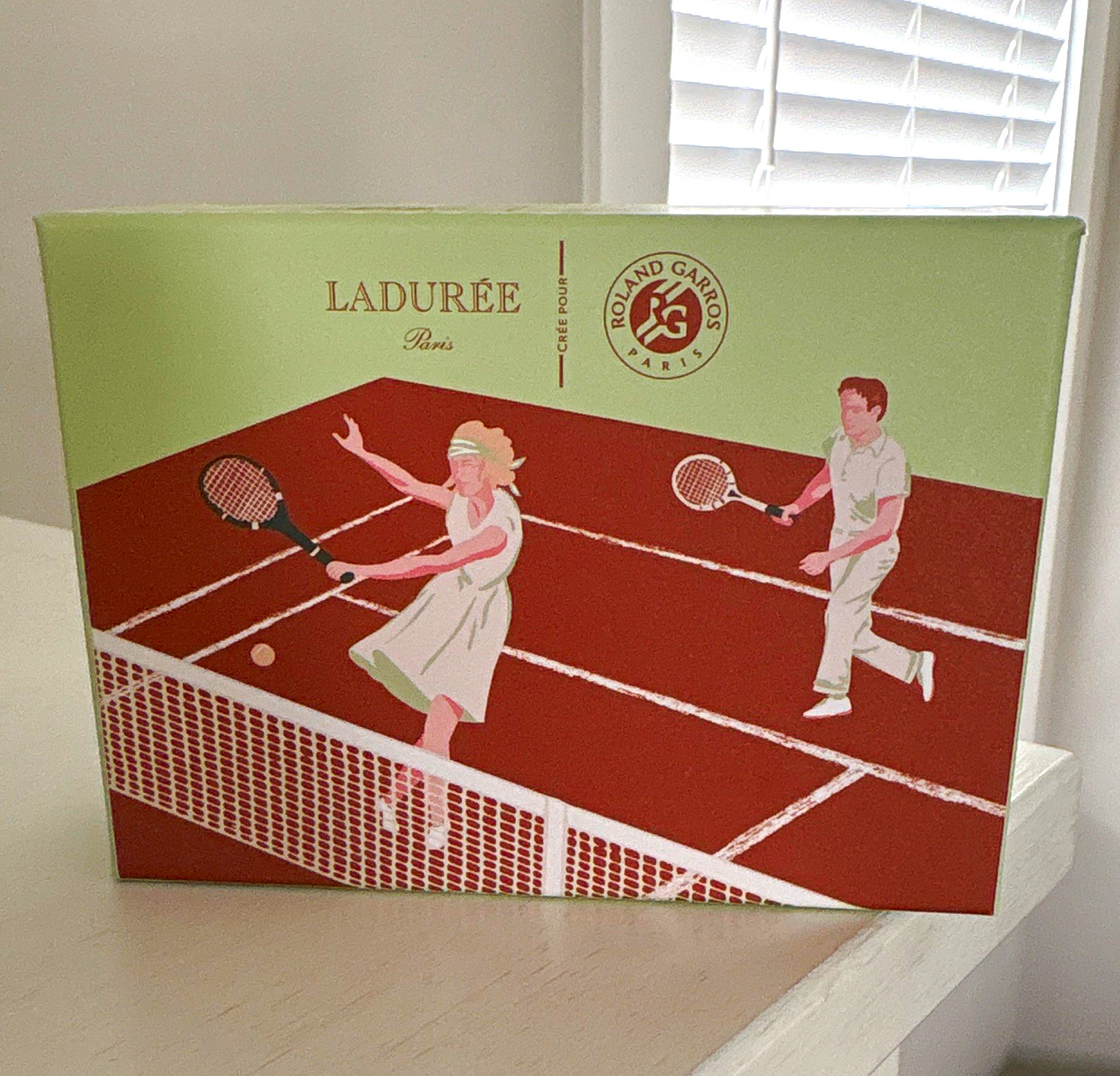 Ladurée Paris Roland Garros Tennis Collectible Gift Storage Box