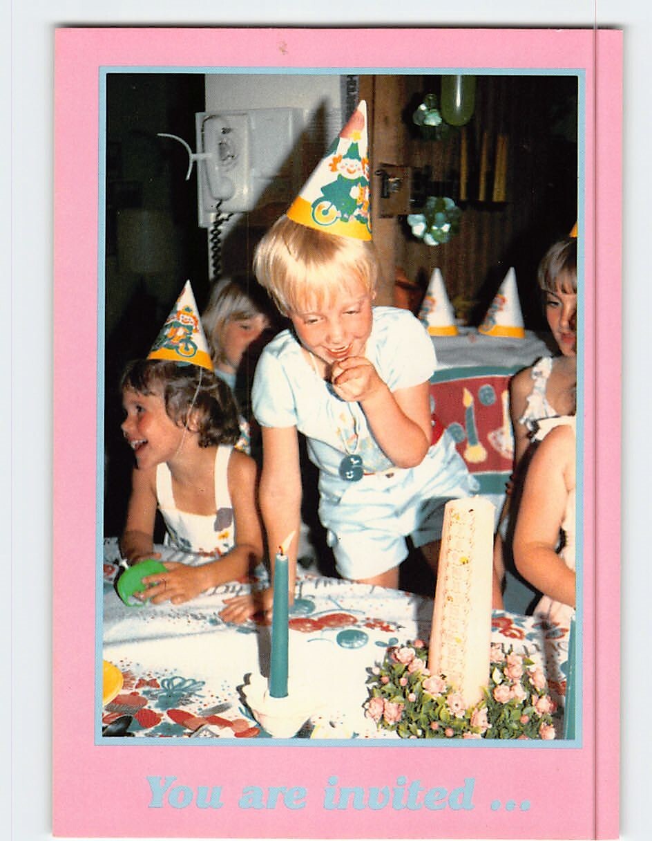 Postcard You Are Invited To A Birthday Party Postcard You Are Invited To A Birthday Party