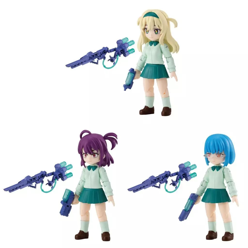 Aqua Shooters Avatar Set 3 Types Gashapon Online Exclusive Collectible