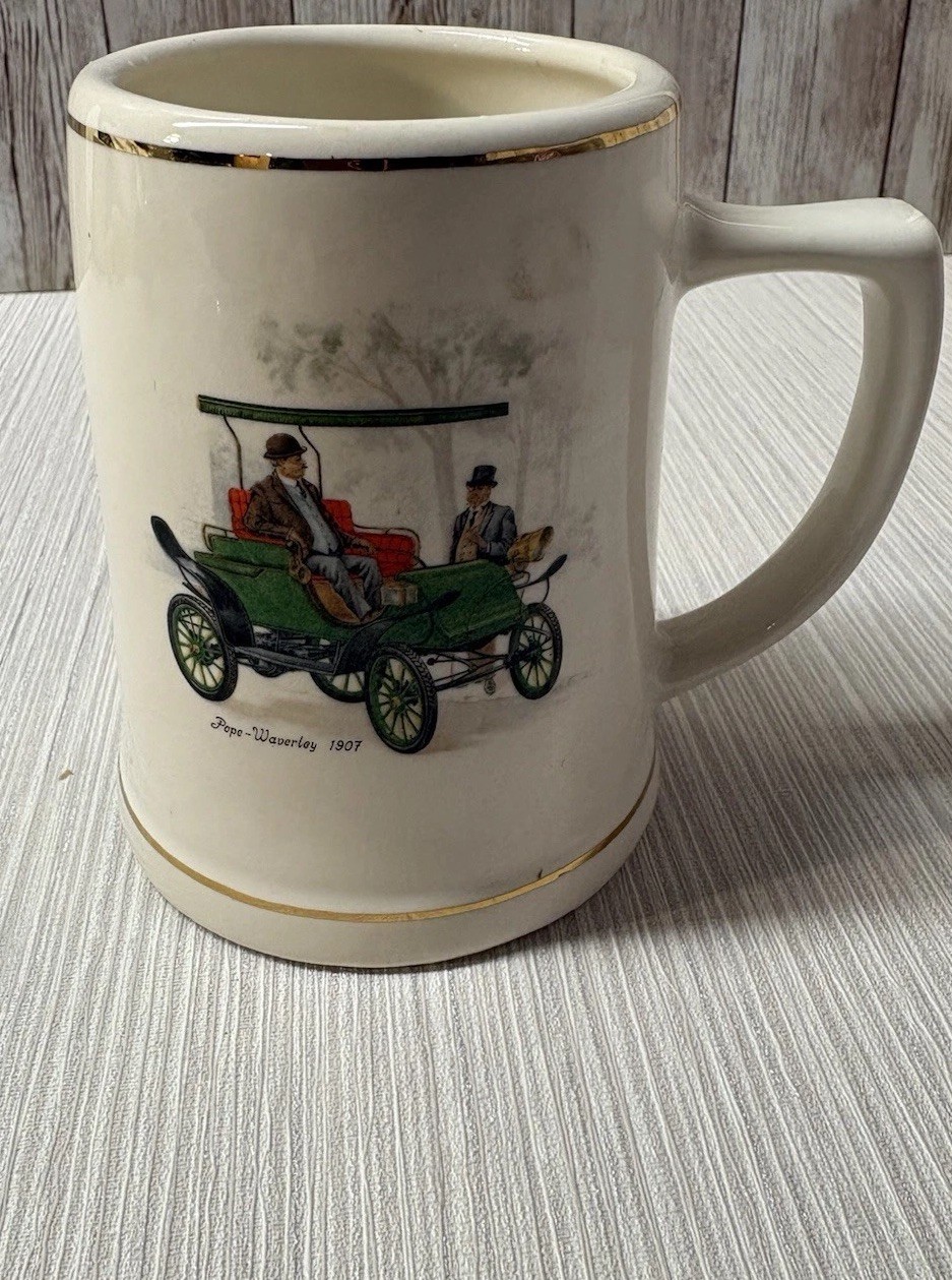 Souvenir Mug Henry Ford Museum Greenfield Village Pope Waverly 1907 Michigan