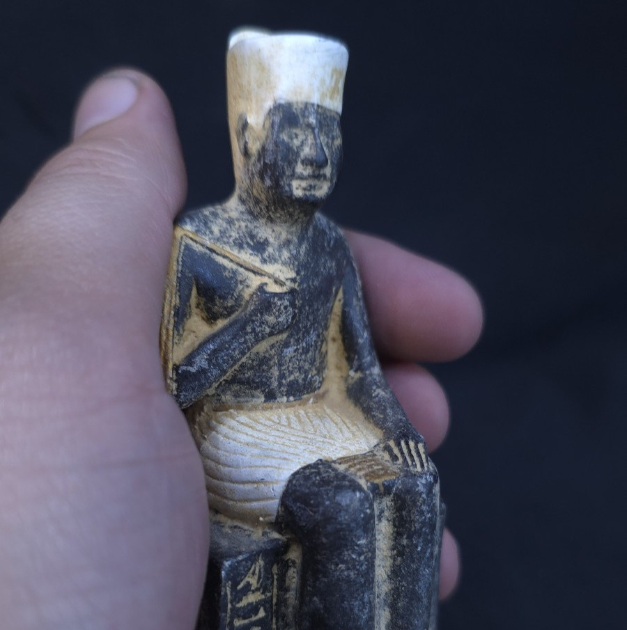 RARE Egyptian Artifacts Of Authentic Pharaonic Statue Egyptian Phataoh Khufu BC RARE Egyptian Artifacts Of Authentic Pharaonic Statue Egyptian Phataoh Khufu BC