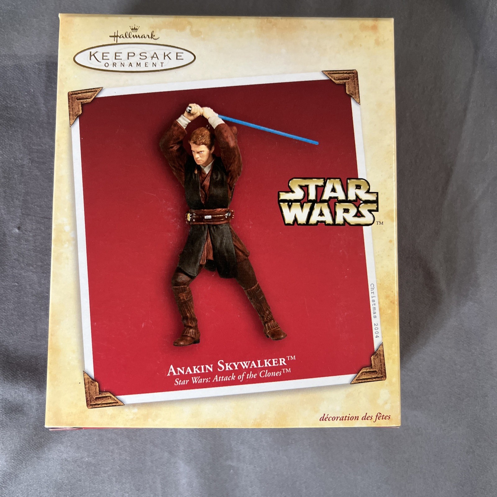 2004 Vtg Hallmark Star Wars Anakin Skywalker Attack of the Clones Ornament 2004 Vtg Hallmark Star Wars Anakin Skywalker Attack of the Clones Ornament