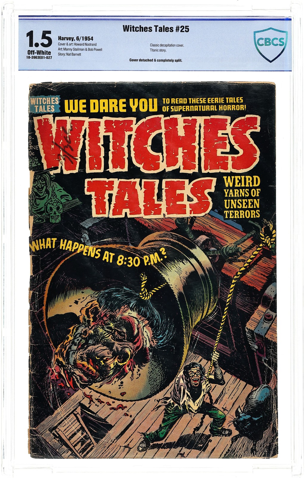 Witches Tales #25 CBCS 1.5 1954 18-3963E01-027 Witches Tales #25 CBCS 1.5 1954 18-3963E01-027