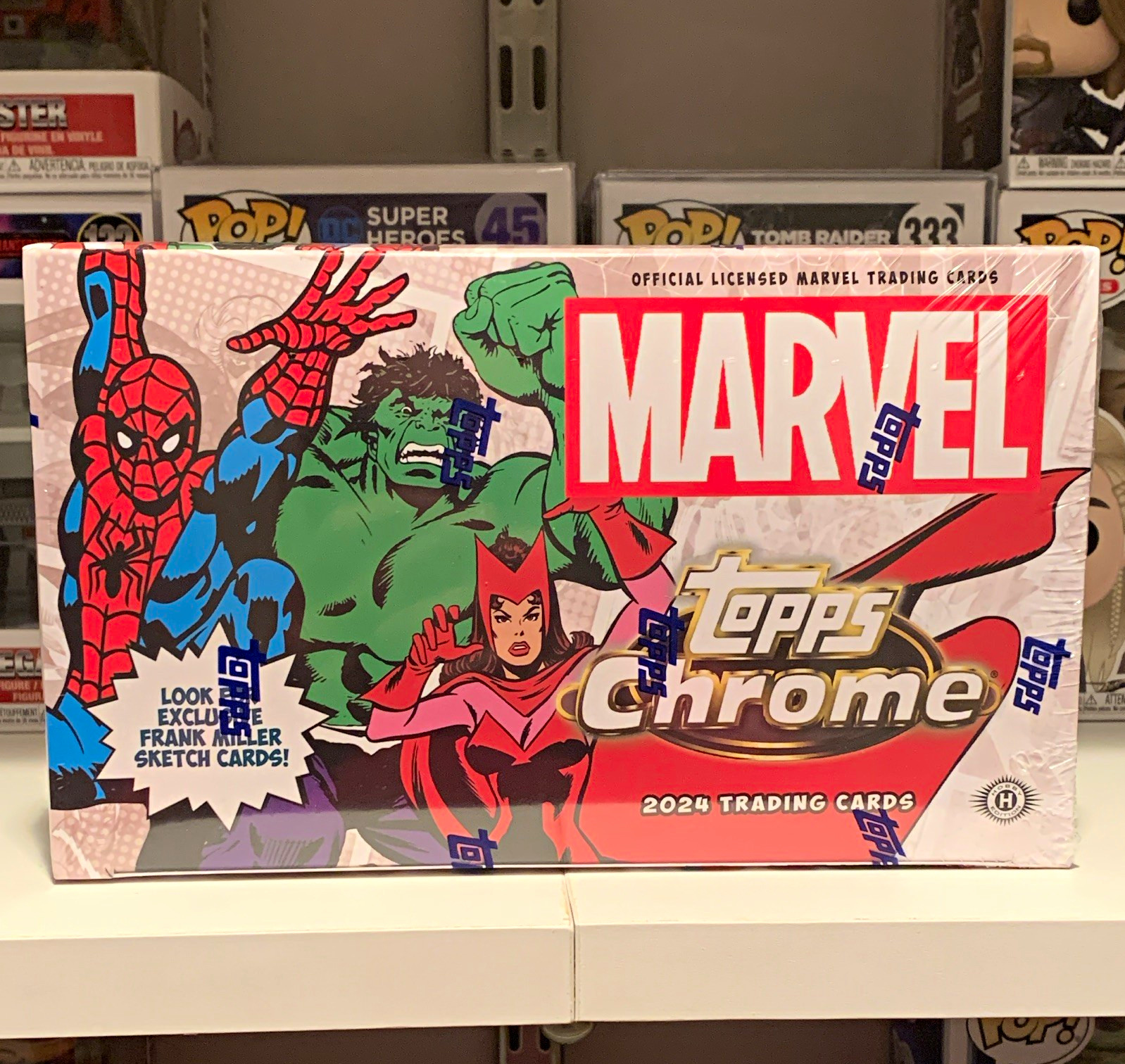 Topps 2024 Topps Chrome Marvel Trading Card Box 72 Cards Sketch Topps 2024 Topps Chrome Marvel Trading Card Box 72 Cards Sketch