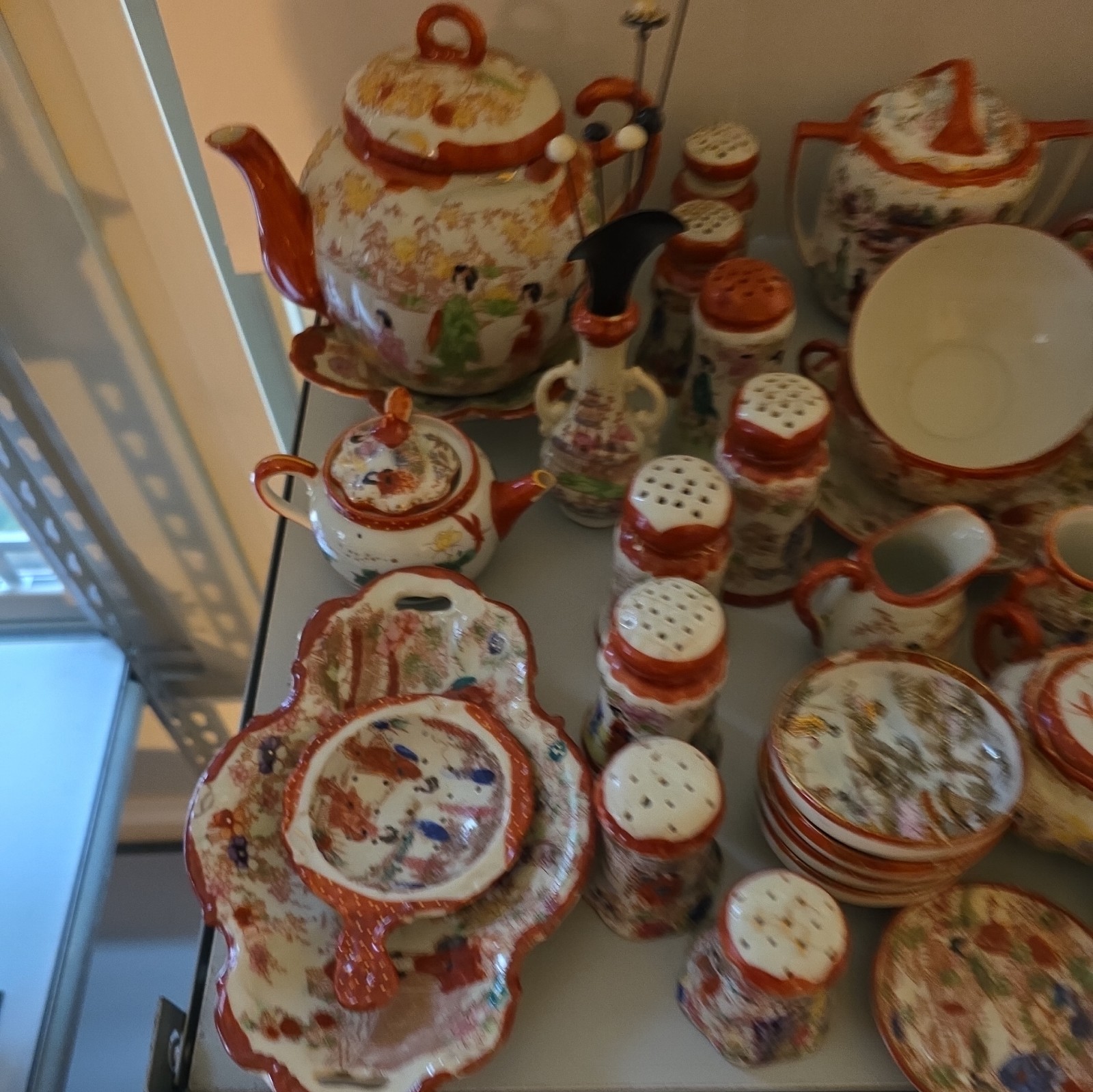 Antique Vintage Japanese Geisha Hand painted China Antique Vintage Japanese Geisha Hand painted China