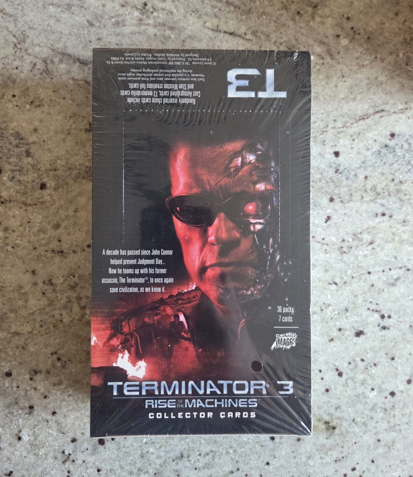 2003 Terminator 3 Trading Cards - Sealed Hobby Box - Comic Images 2003 Terminator 3 Trading Cards - Sealed Hobby Box - Comic Images