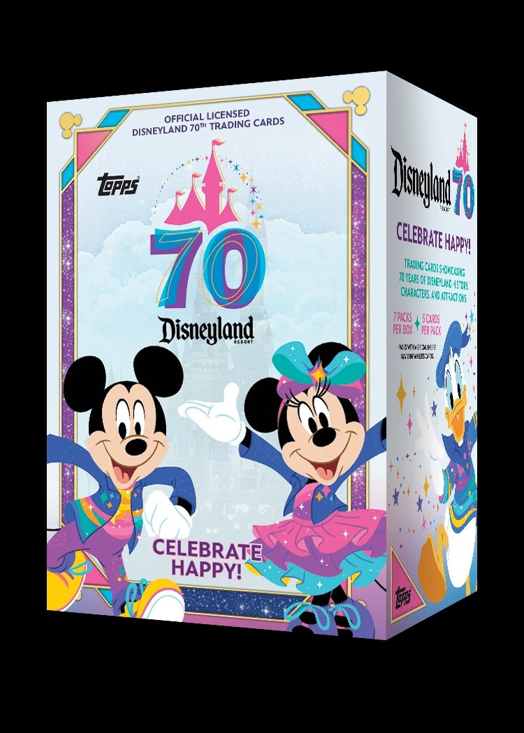 2025 TOPPS DISNEYLAND 70TH ANNIVERSARY BLASTER BOX BRAND NEW SEALED 35 CARDS 2025 TOPPS DISNEYLAND 70TH ANNIVERSARY BLASTER BOX BRAND NEW SEALED 35 CARDS