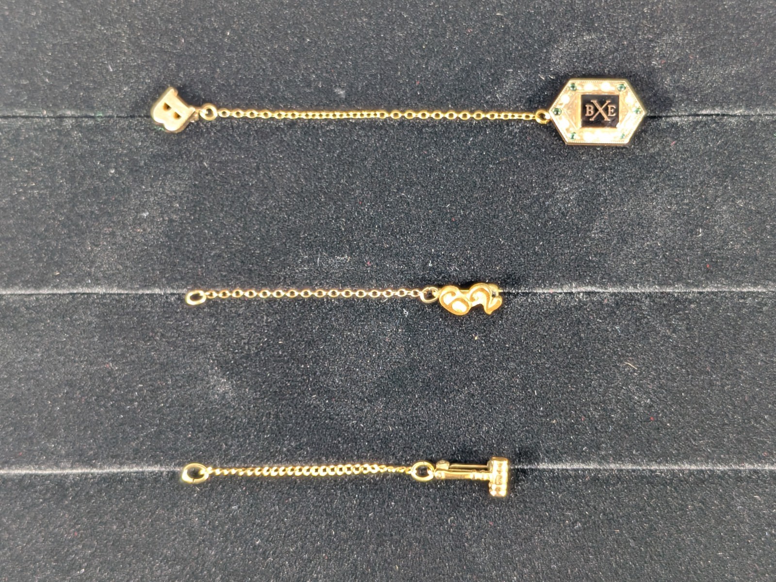 Vintage 10K Gold BETA CHI EPSILON Fraternity Pin + 12K Gavel Bangle & 62 Bangle Vintage 10K Gold BETA CHI EPSILON Fraternity Pin + 12K Gavel Bangle & 62 Bangle