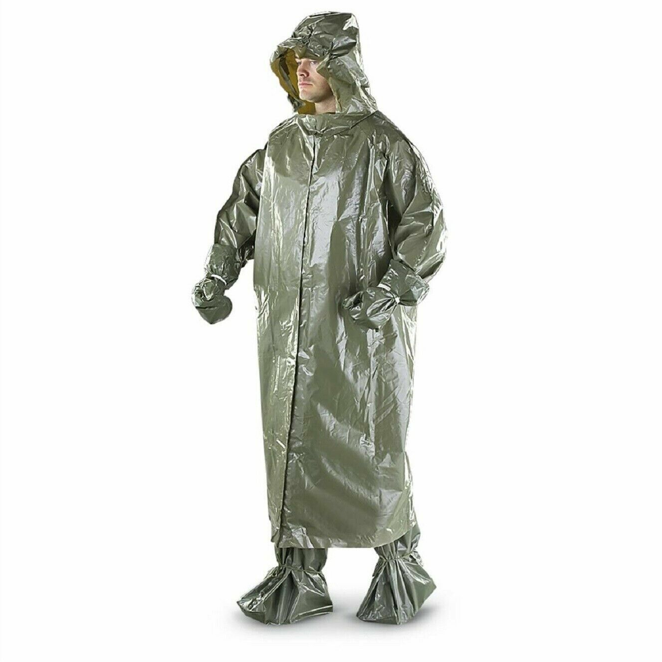 Czech Army Military New Surplus Chemical Suit Poncho Boot/Leggings Hood Gloves Czech Army Military New Surplus Chemical Suit Poncho Boot/Leggings Hood Gloves
