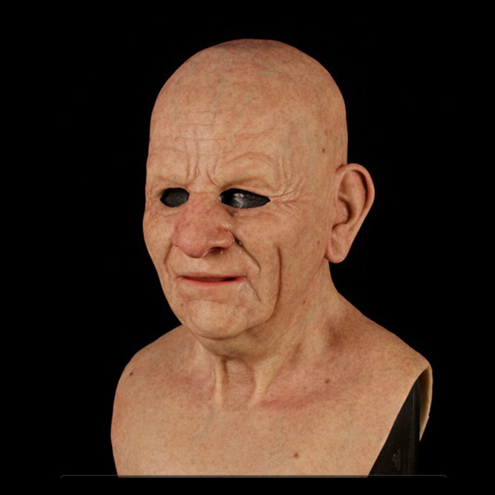 Old Man Mask Exquisite Realistic Latex headgear bald Halloween Costume Masks Old Man Mask Exquisite Realistic Latex headgear bald Halloween Costume Masks