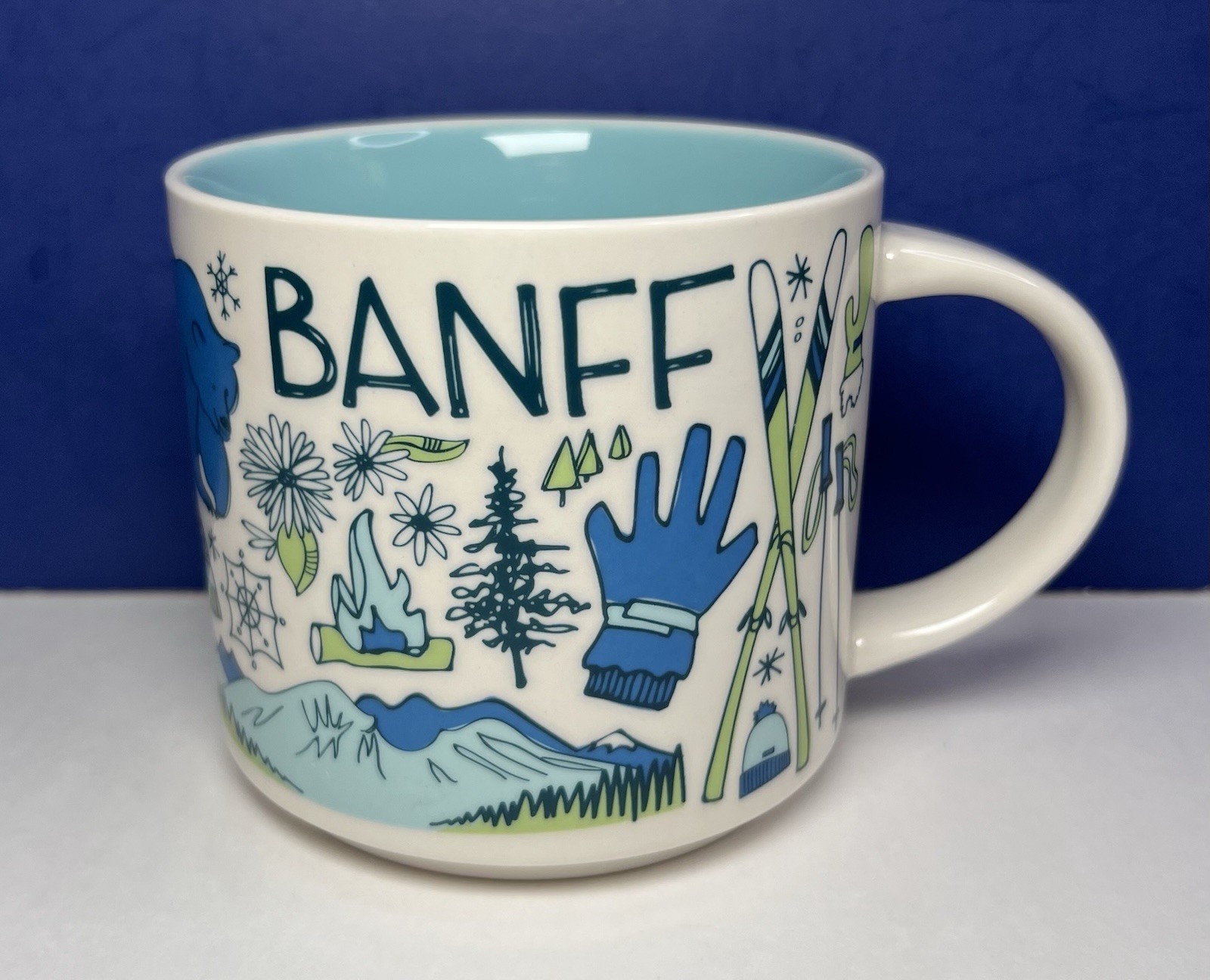 Starbucks Been There Series Banff Canada Coffee Mug Cup 14 oz Across the Globe Starbucks Been There Series Banff Canada Coffee Mug Cup 14 oz Across the Globe