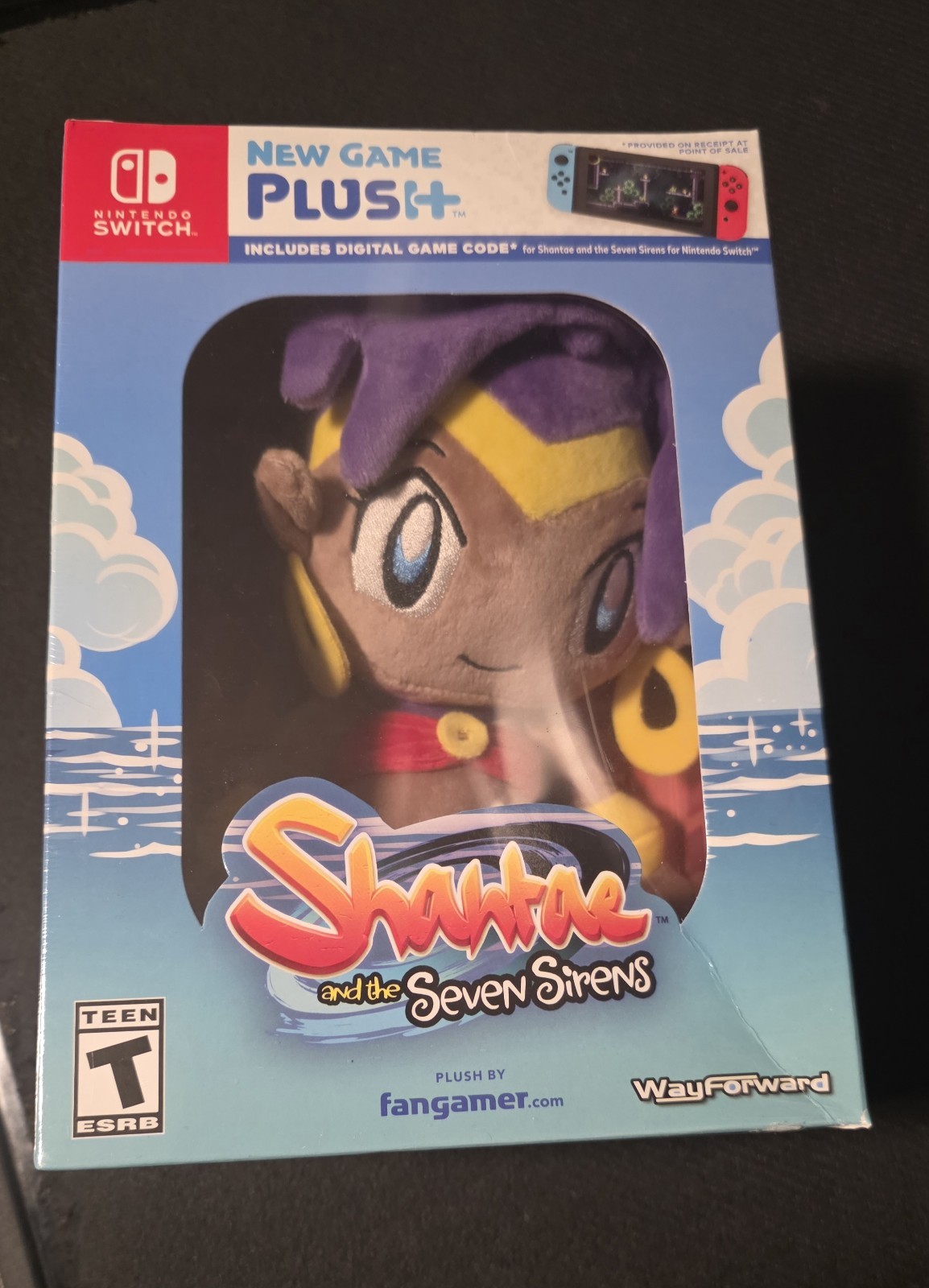 Shantae and the Seven Sirens New Game Plush+ Nintendo Switch Plush + Game Code