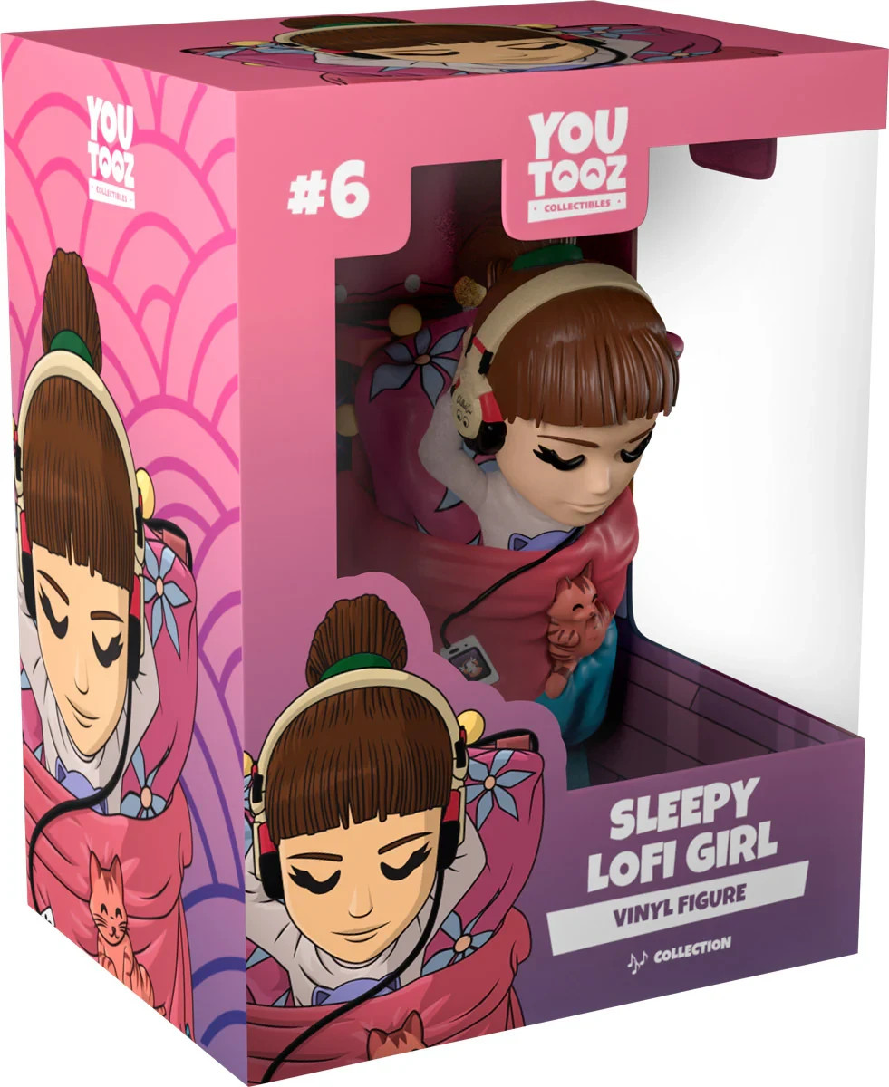 Youtooz Sleepy Lofi Girl Vinyl Figure - New Limited Edition Youtooz Sleepy Lofi Girl Vinyl Figure - New Limited Edition