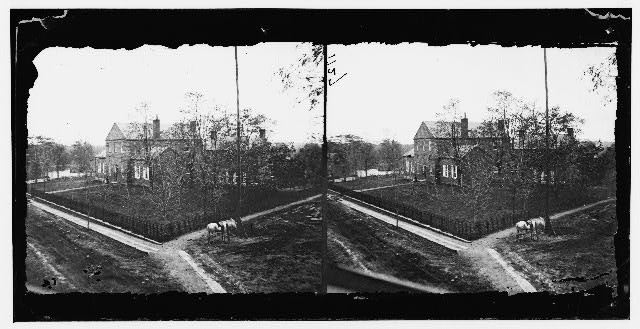 Photo:Unidentified Building 1860s Stereoscopic Photograph