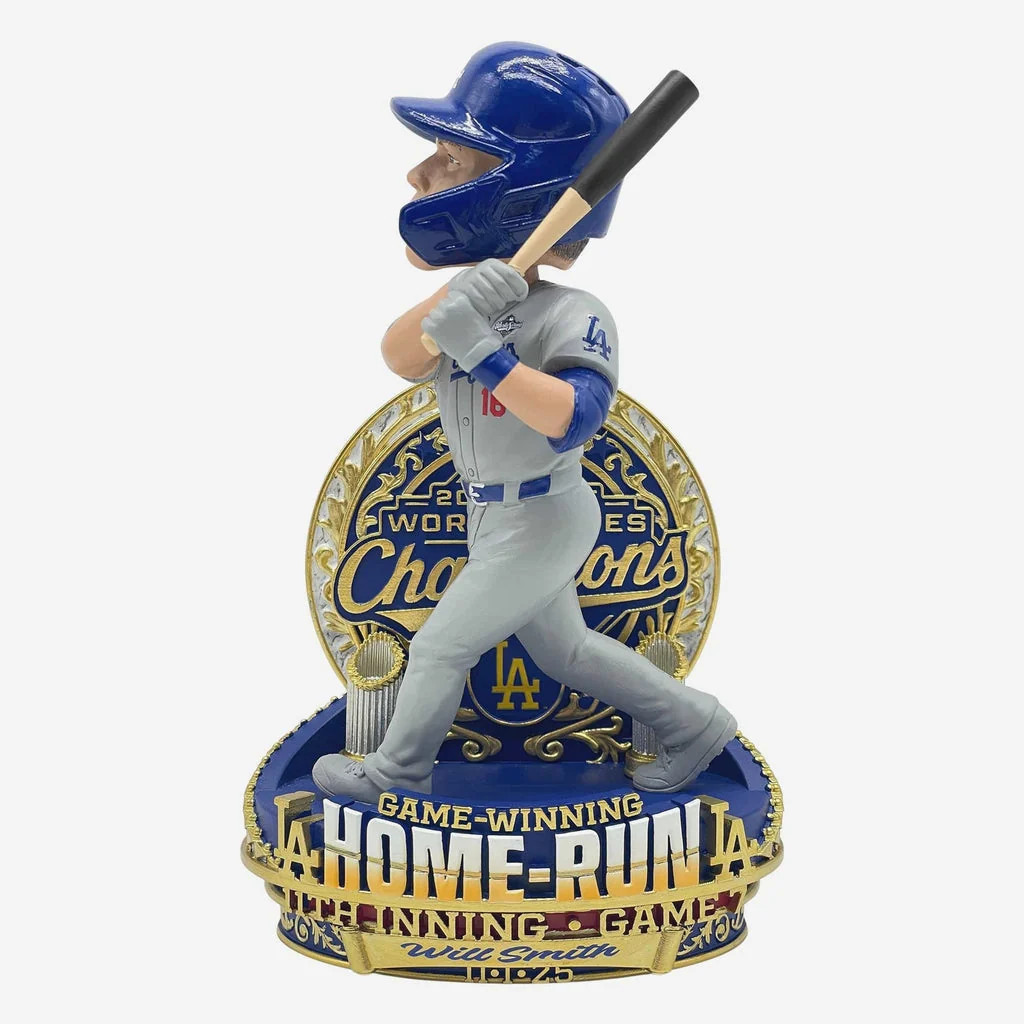 Will Smith Los Angeles Dodgers 2025 World Series Game 7 Winning HR Bobblehead