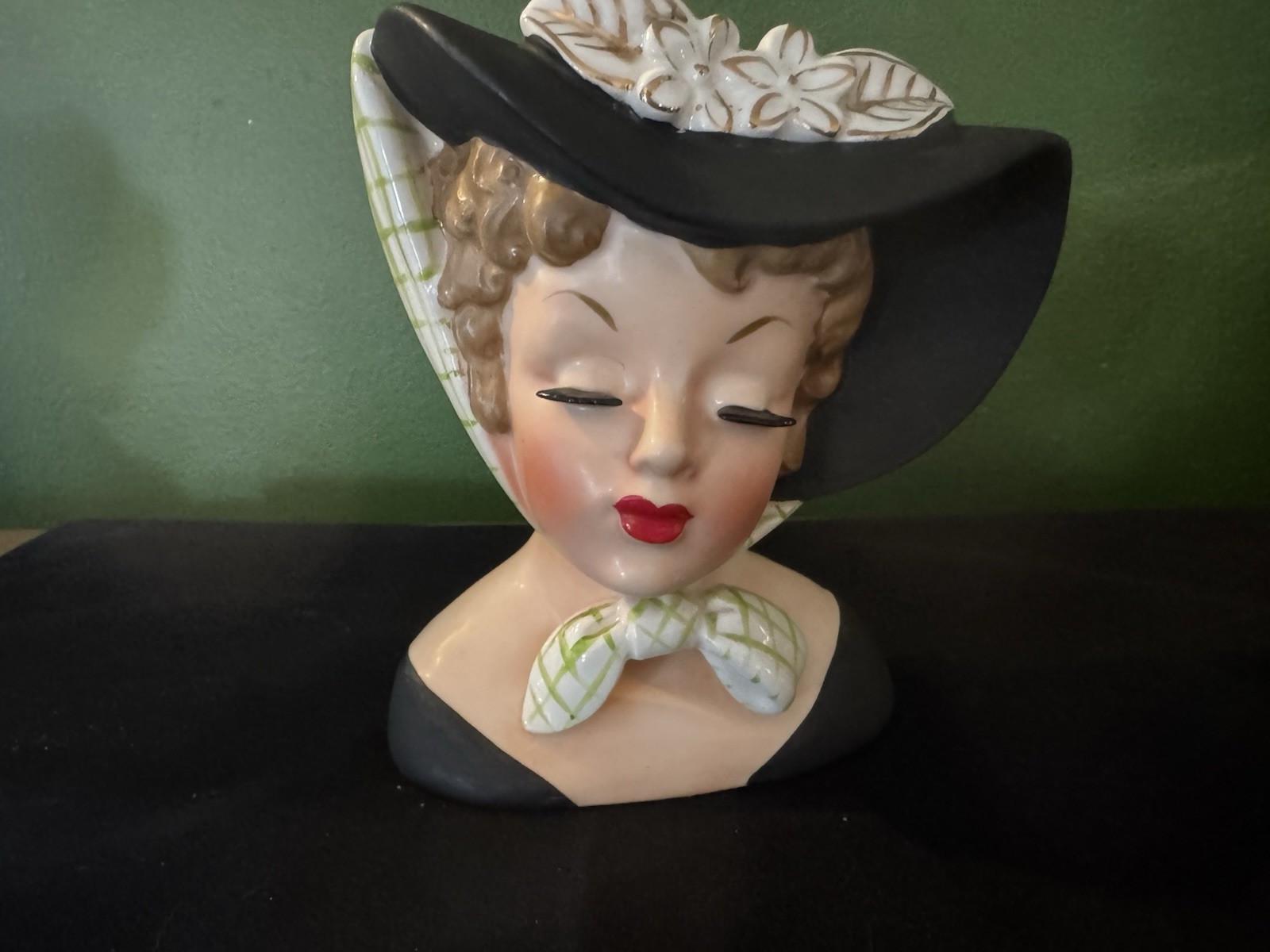 RARE Vintage Napco Lady Head Vase 1959 C4414A
