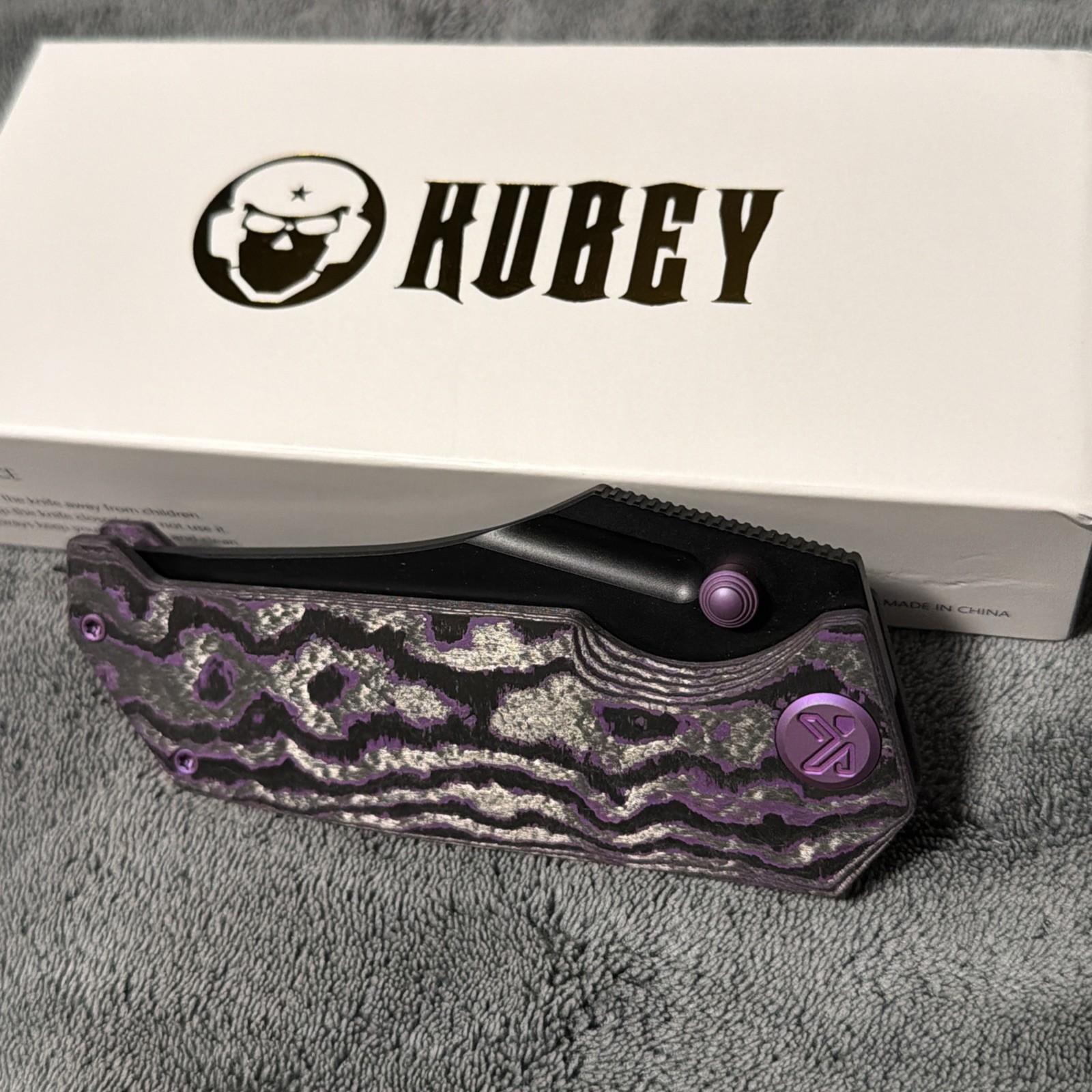 Kubey Hamster Suite2A Exclusive Purple Flo Camo Carbon 14C28N Blade Kubey Hamster Suite2A Exclusive Purple Flo Camo Carbon 14C28N Blade