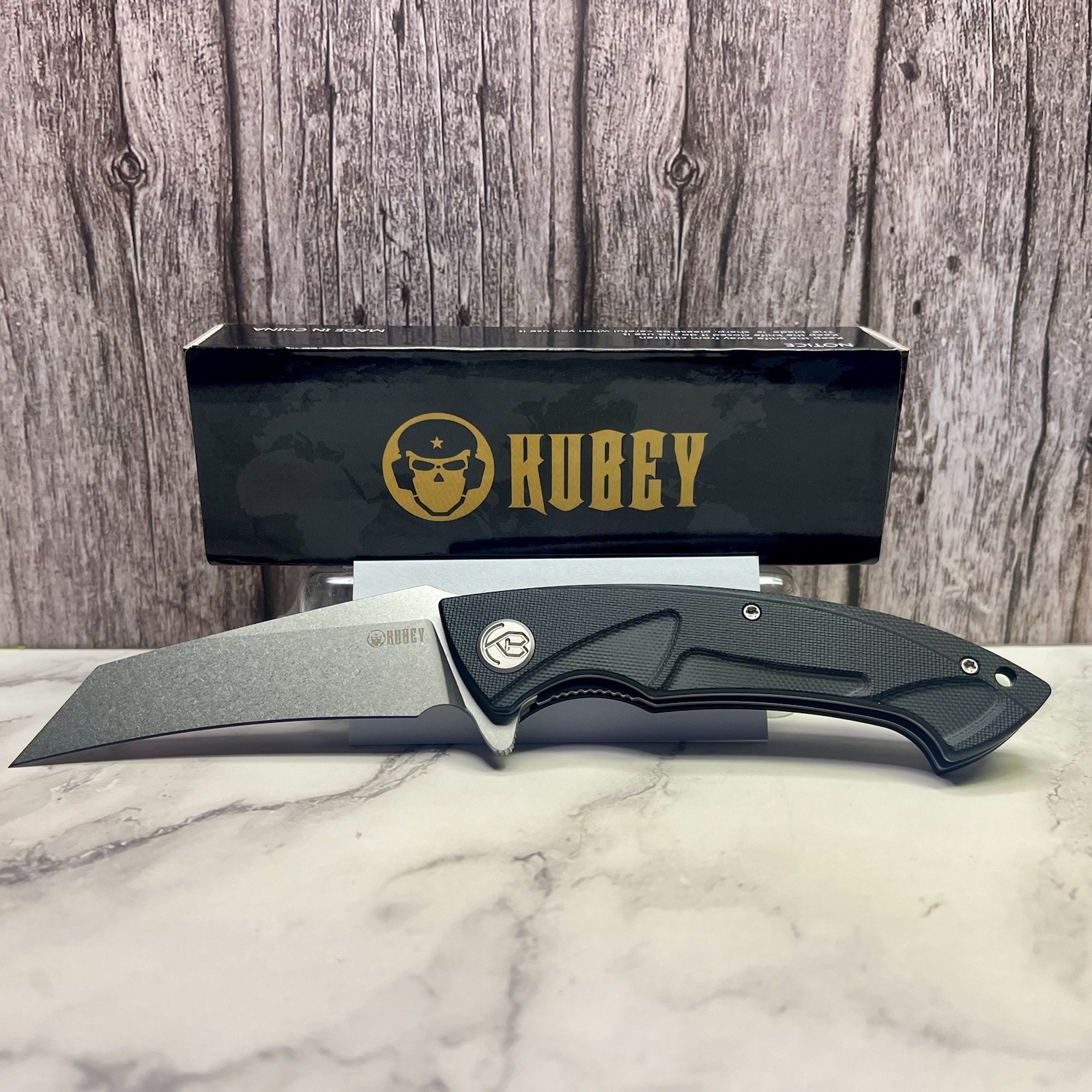 Kubey Anteater Folding Knife Black G-10 Handle KU212A Kubey Anteater Folding Knife Black G-10 Handle KU212A