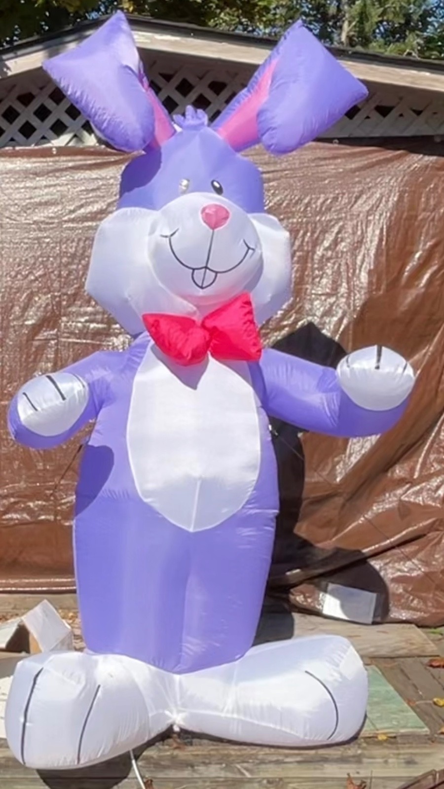 Gemmy 8 ft. Easter Bunny Inflatable Blow-up Rabbit Lights up Excellent Clean Gemmy 8 ft. Easter Bunny Inflatable Blow-up Rabbit Lights up Excellent Clean