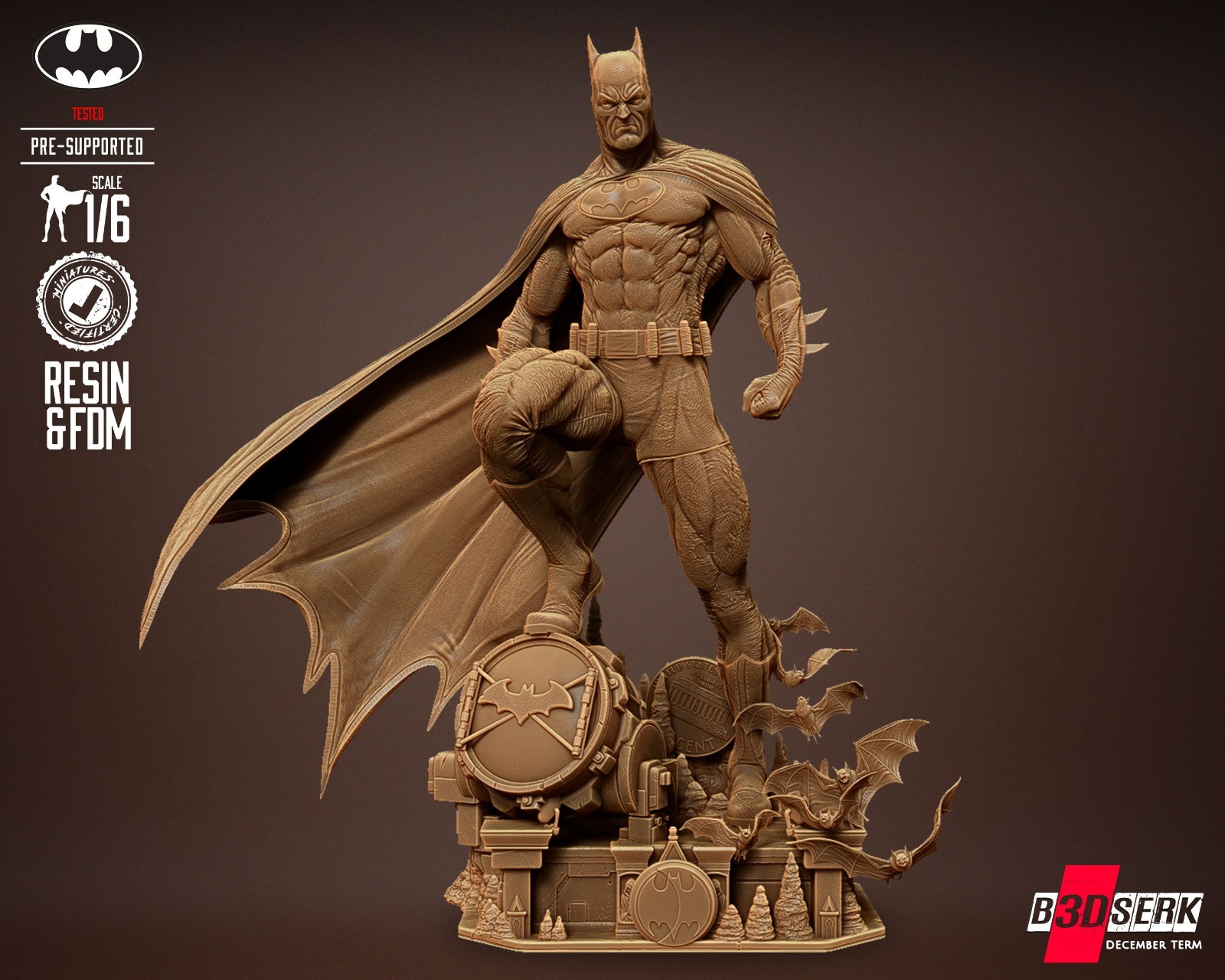 Batman DC Comics 8-inch Height model kit unassembled unpainted See Description Batman DC Comics 8-inch Height model kit unassembled unpainted See Description