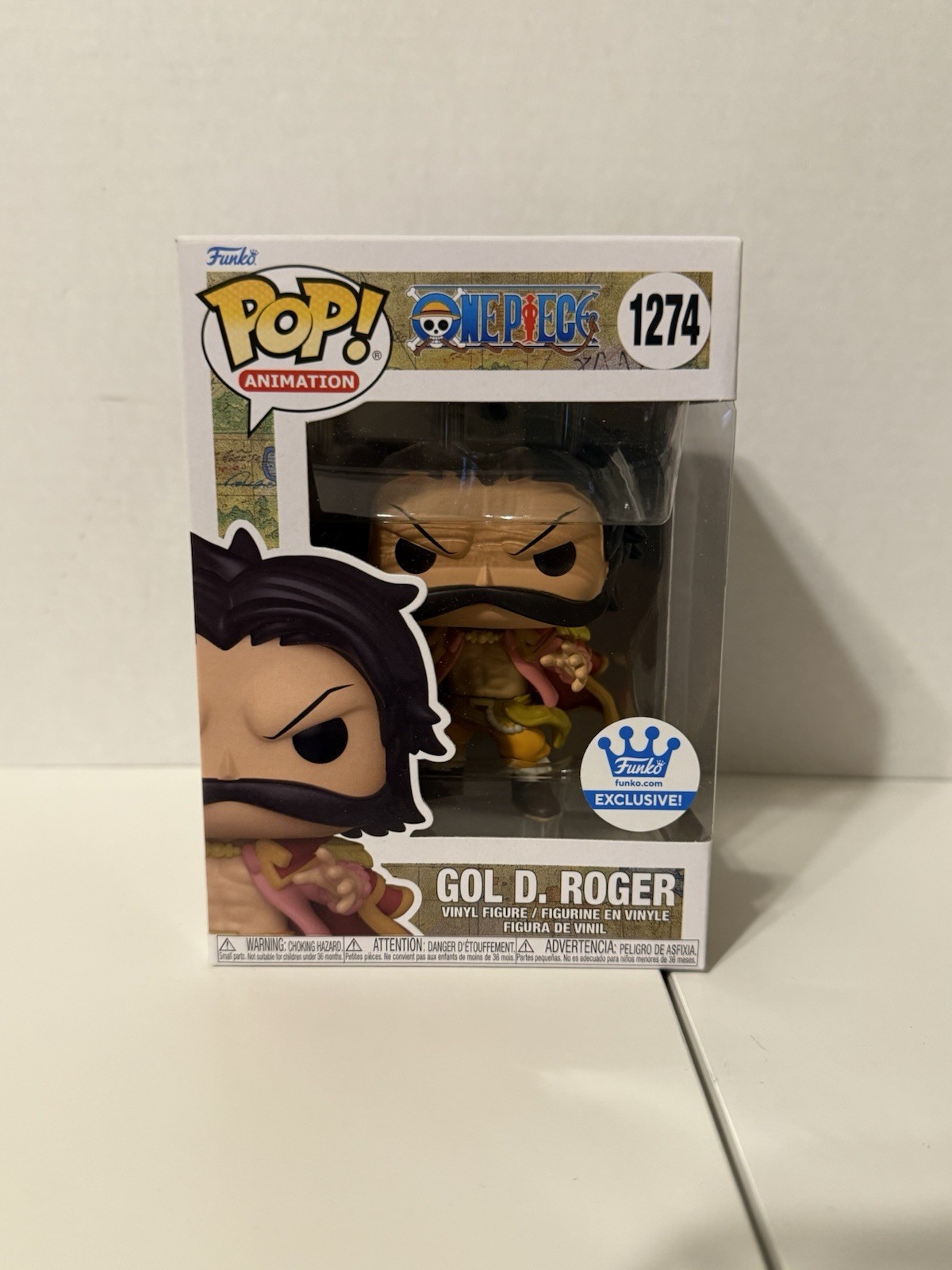 Funko Pop Vinyl: One Piece - Gol D. Roger - Funko Web (FW) (Exclusive) #1274 Funko Pop Vinyl: One Piece - Gol D. Roger - Funko Web (FW) (Exclusive) #1274