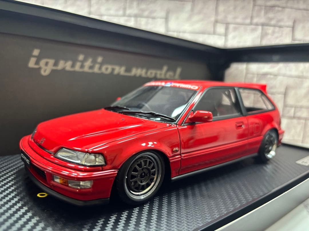 Ignition Model 1/18 Honda Civic Osaka Kanjozoku Naniwa Tomoare New