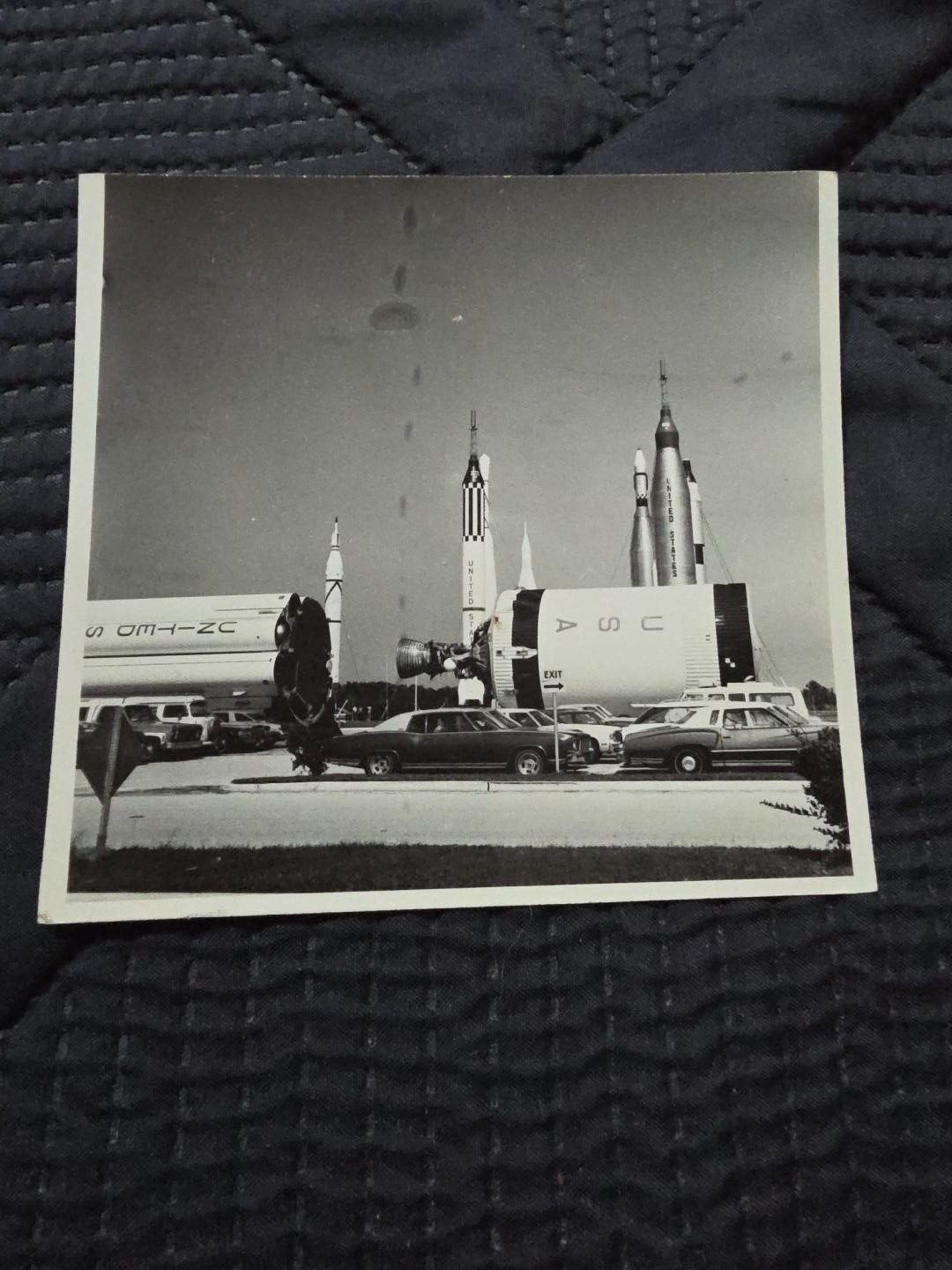 Vintage 1970s NASA Space Rocket Display Original Photo Saturn Apollo 4x4 Vintage 1970s NASA Space Rocket Display Original Photo Saturn Apollo 4x4