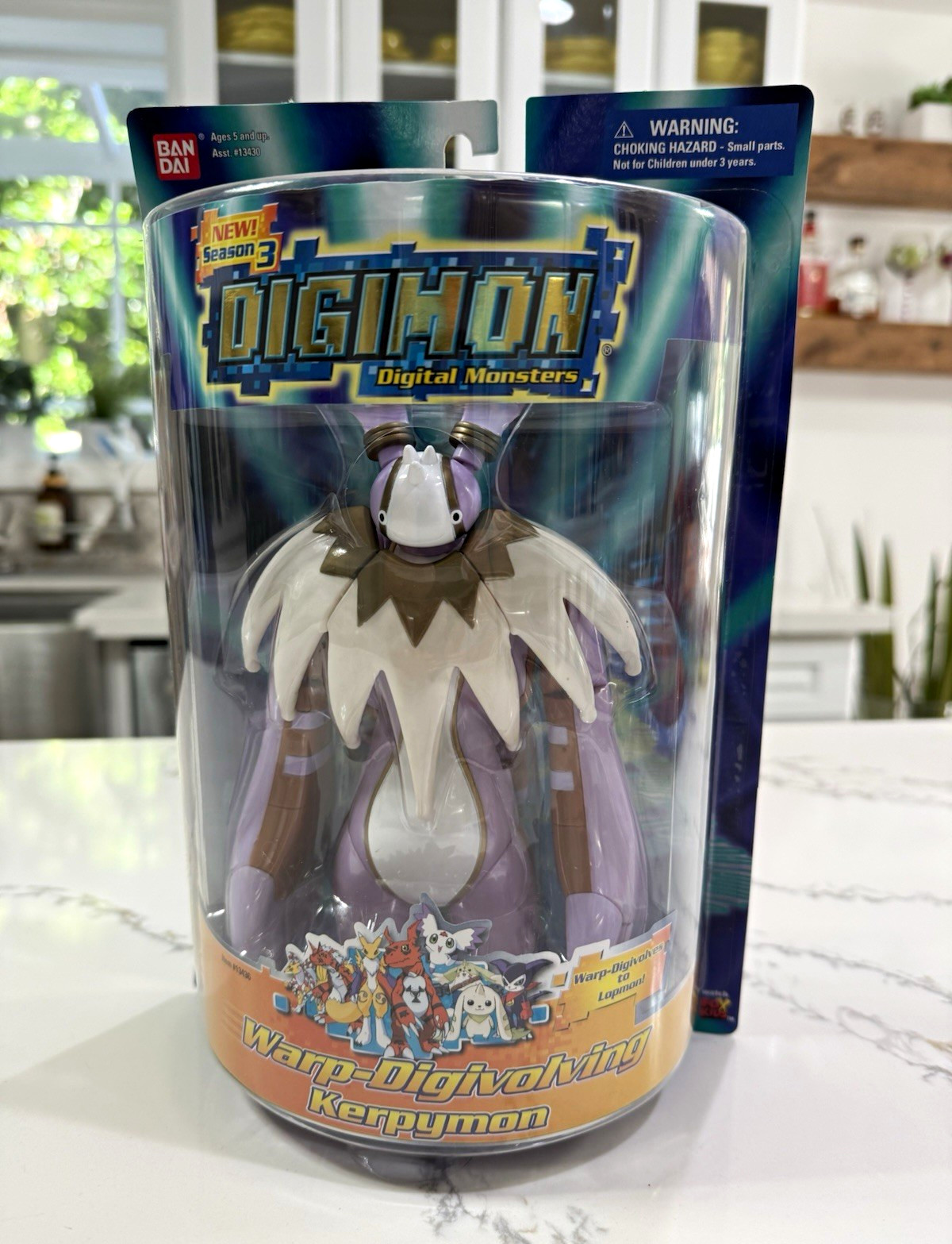 Bandai Digimon Season 3 Kerpyomon Warp-Digivolving Figure MPN 13430 Bandai Digimon Season 3 Kerpyomon Warp-Digivolving Figure MPN 13430