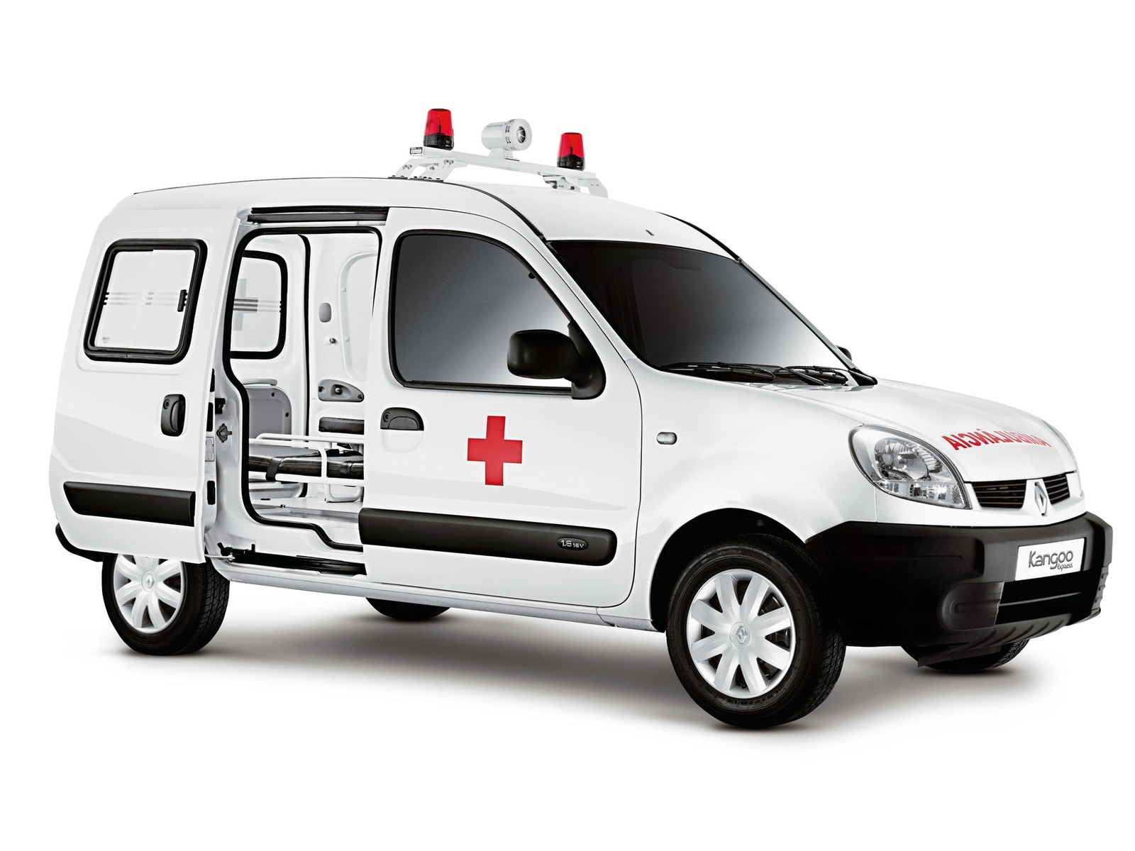 Cars 2008 renault kangoo express ambulancia br spec Art Print Poster 11x17