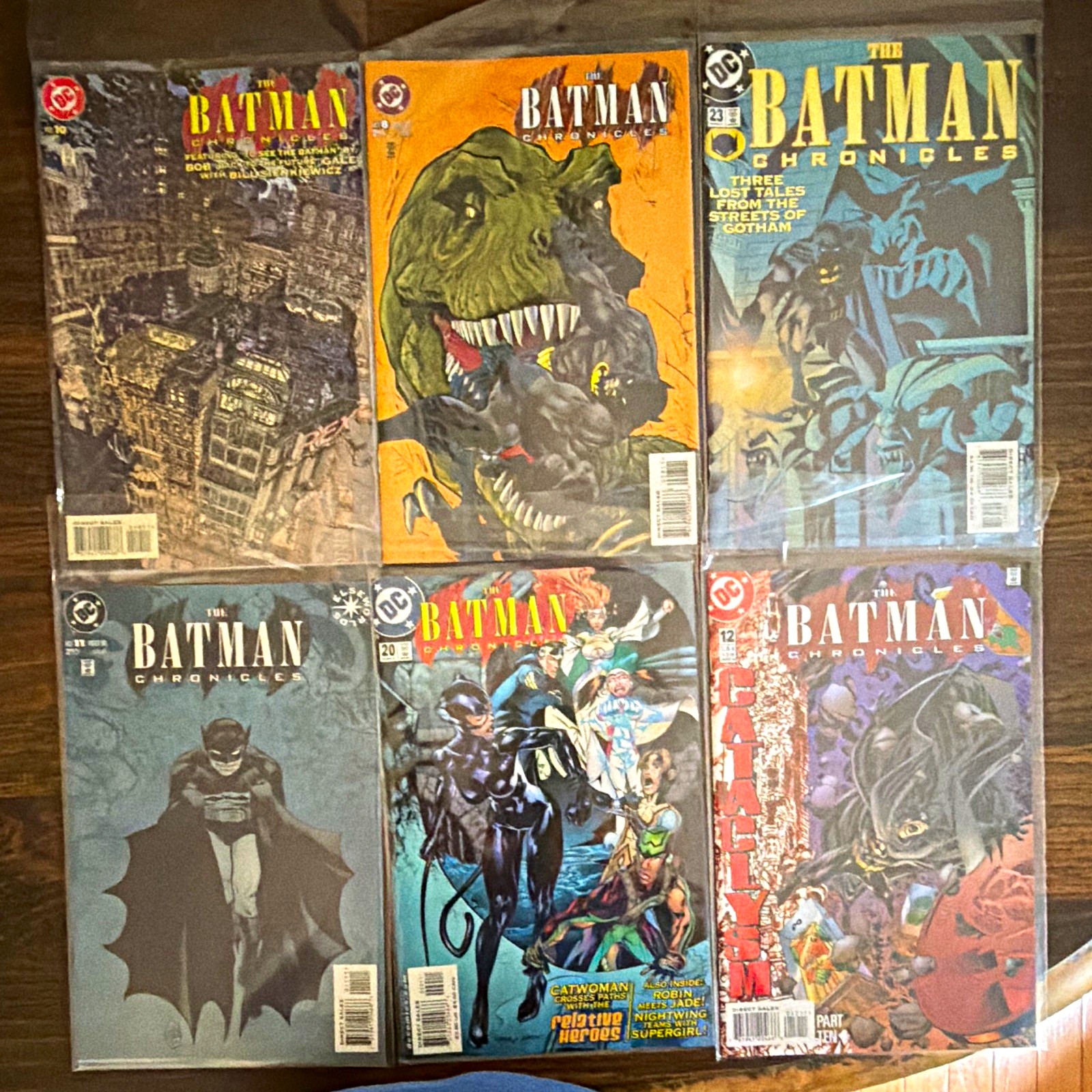 DC Comics The Batman Chronicles #10 Comic Book Lot Batman Catwoman Sienkiewicz DC Comics The Batman Chronicles #10 Comic Book Lot Batman Catwoman Sienkiewicz